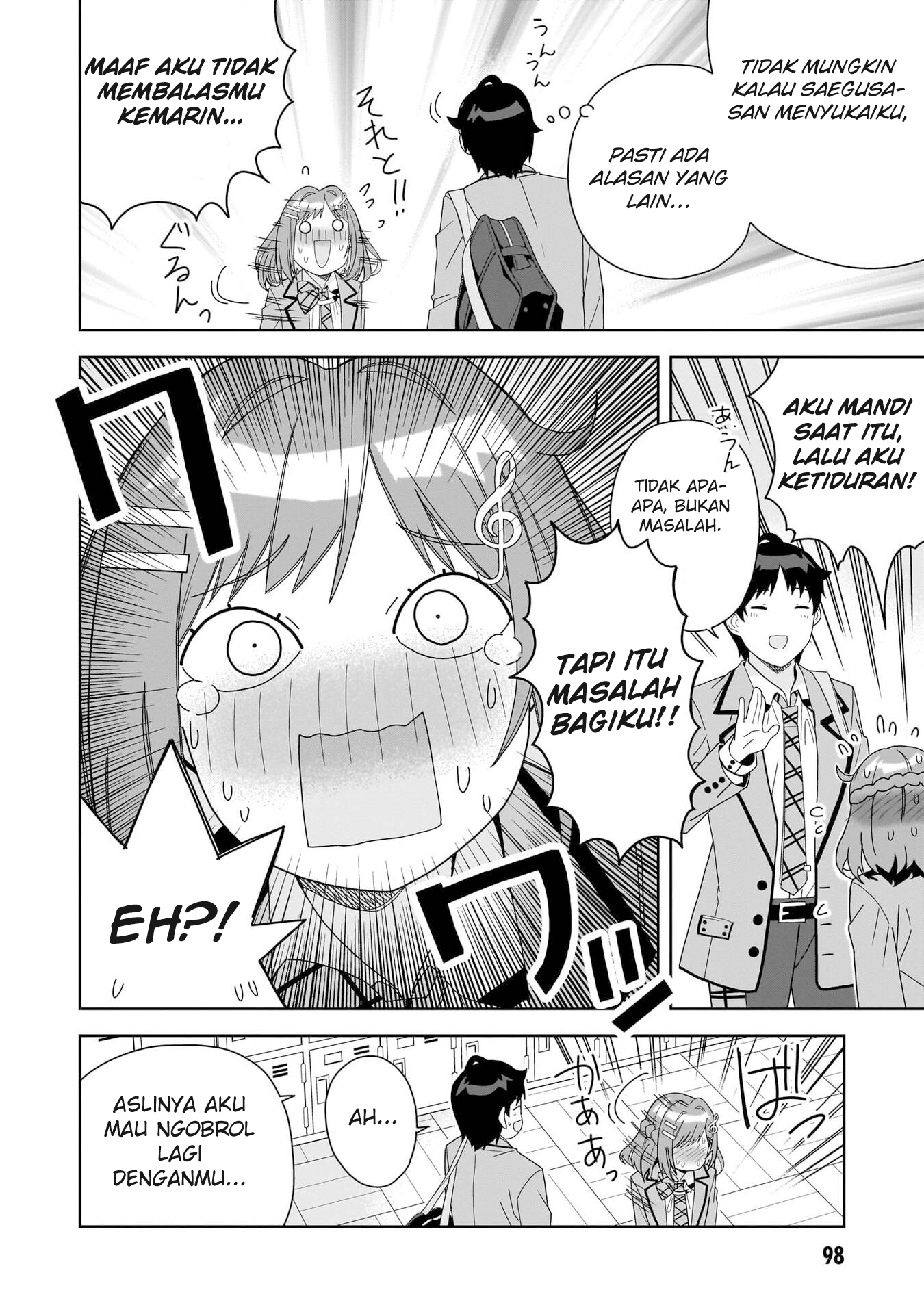 Classmate no Moto Idol ga, Tonikaku Kyodou Fushin nan desu. Chapter 3 - halaman 20