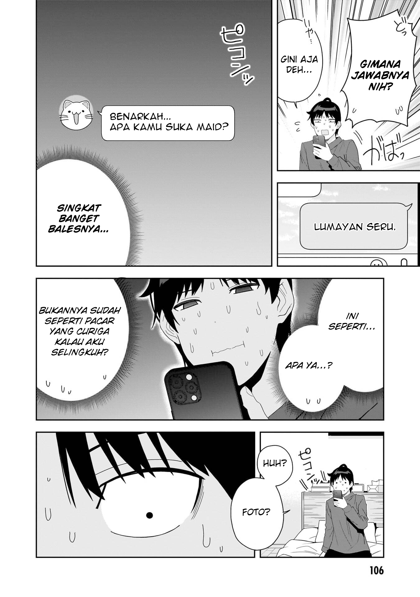 Classmate no Moto Idol ga, Tonikaku Kyodou Fushin nan desu. Chapter 3 - halaman 28