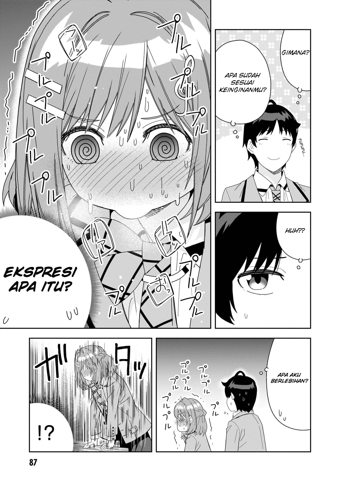 Classmate no Moto Idol ga, Tonikaku Kyodou Fushin nan desu. Chapter 3 - halaman 9