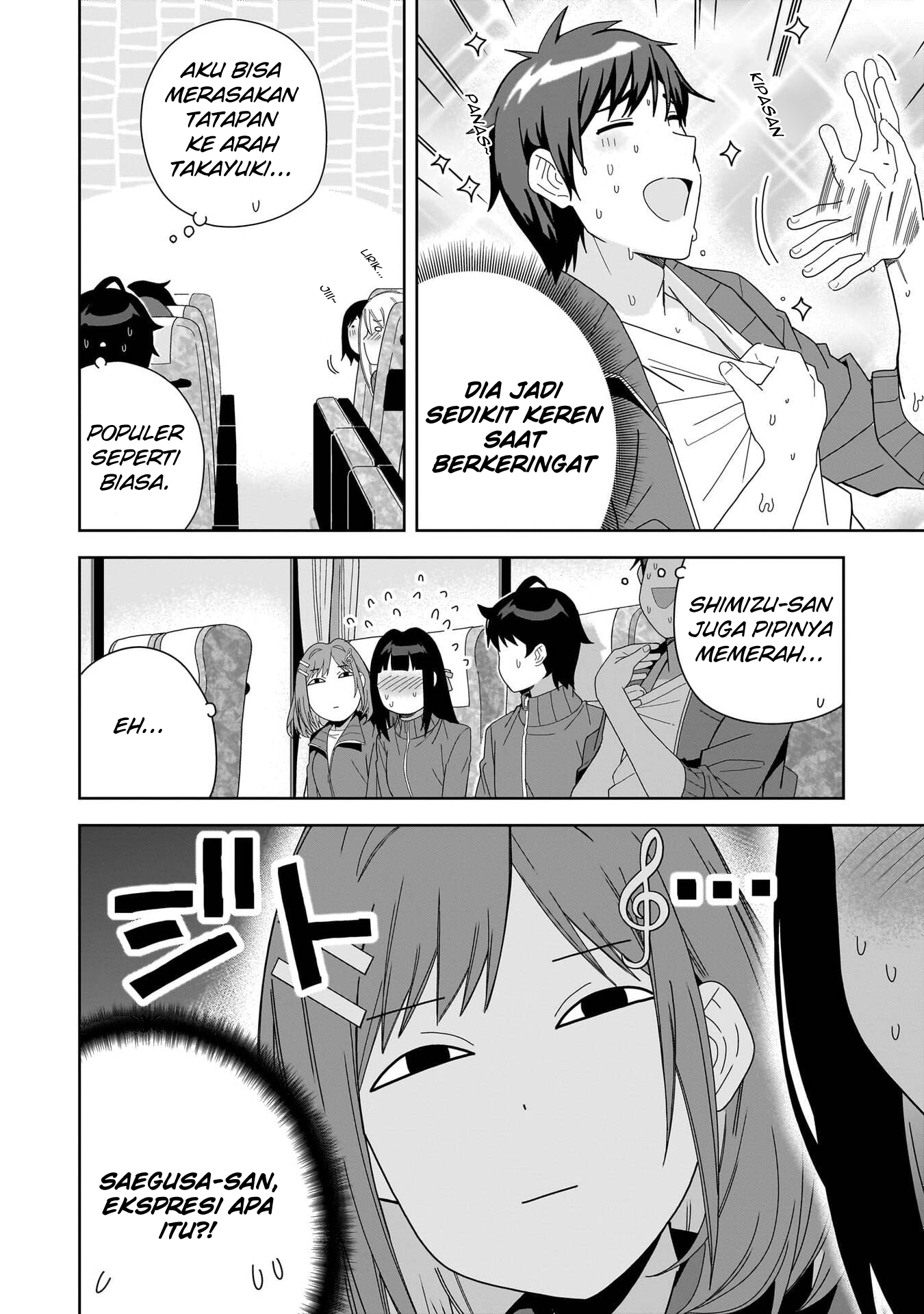 Classmate no Moto Idol ga, Tonikaku Kyodou Fushin nan desu. Chapter 4 - halaman 10