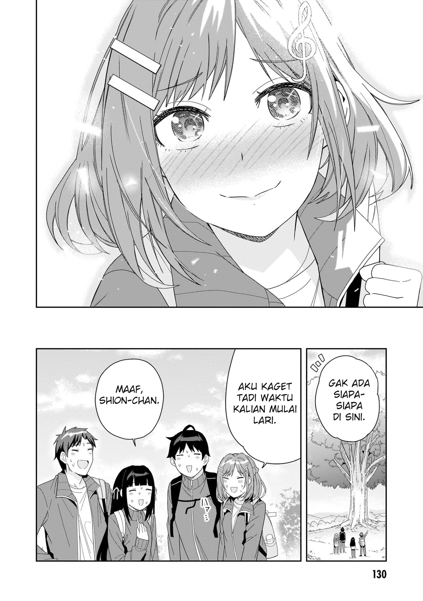 Classmate no Moto Idol ga, Tonikaku Kyodou Fushin nan desu. Chapter 4 - halaman 22