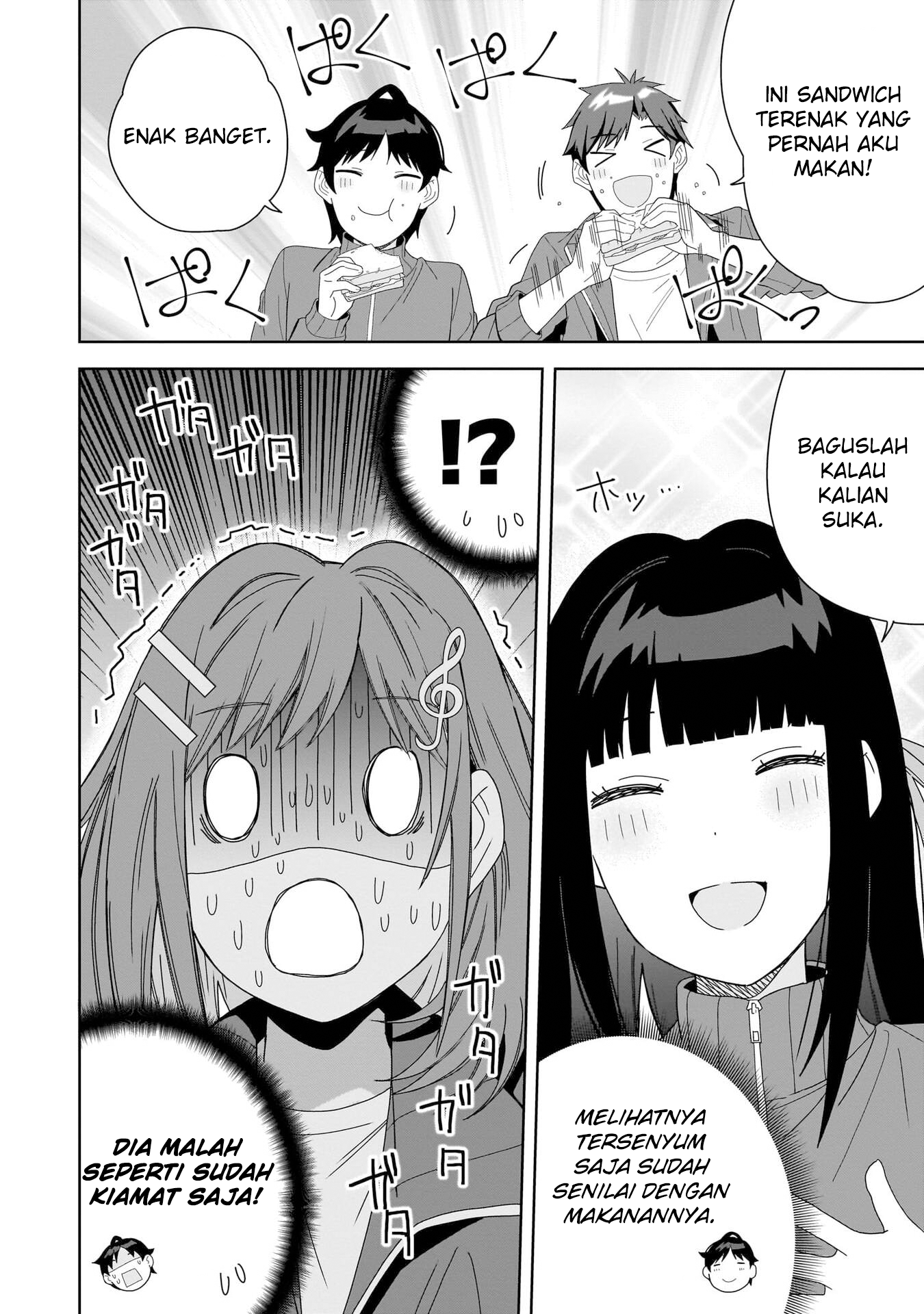 Classmate no Moto Idol ga, Tonikaku Kyodou Fushin nan desu. Chapter 4 - halaman 24