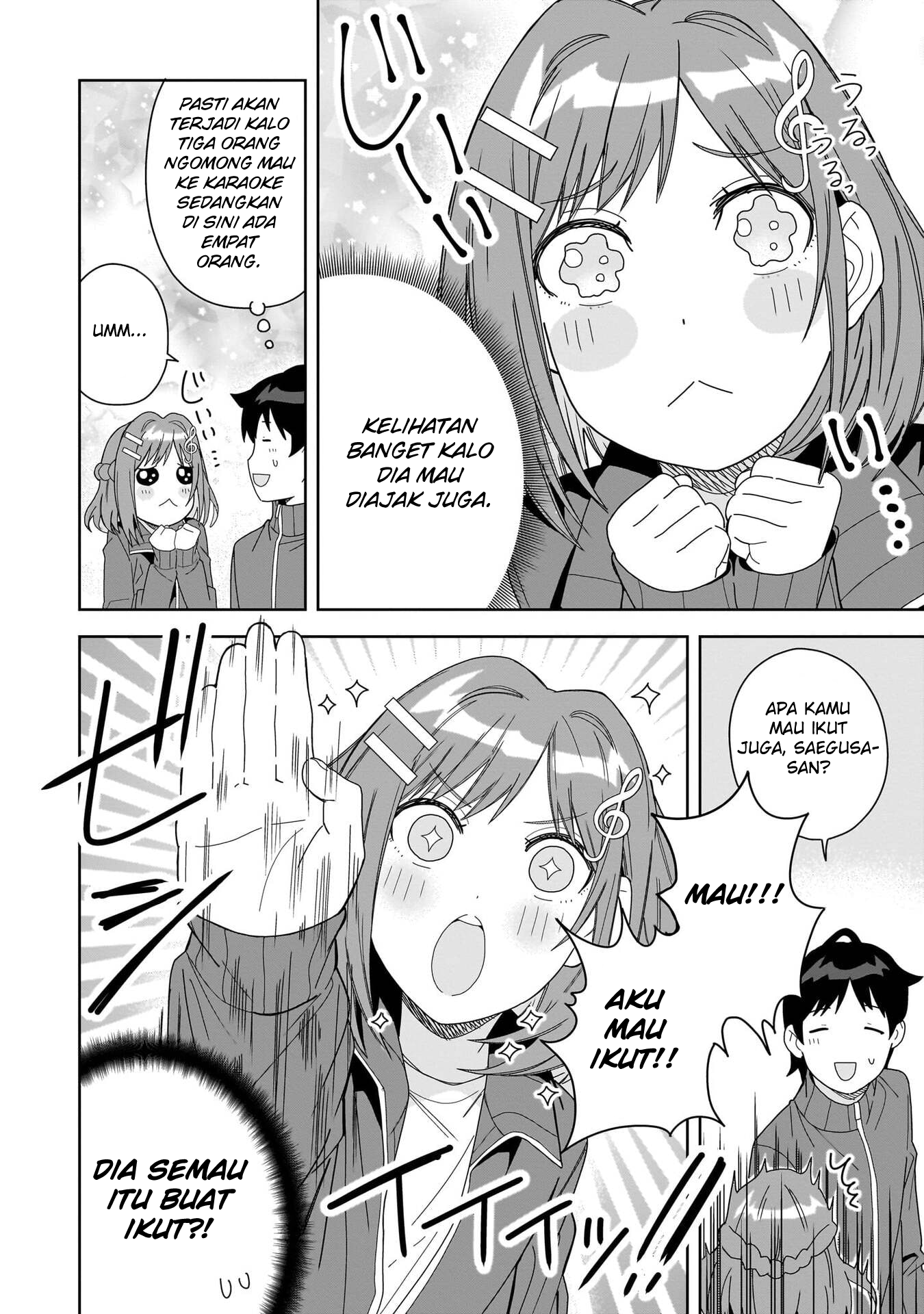 Classmate no Moto Idol ga, Tonikaku Kyodou Fushin nan desu. Chapter 4 - halaman 28