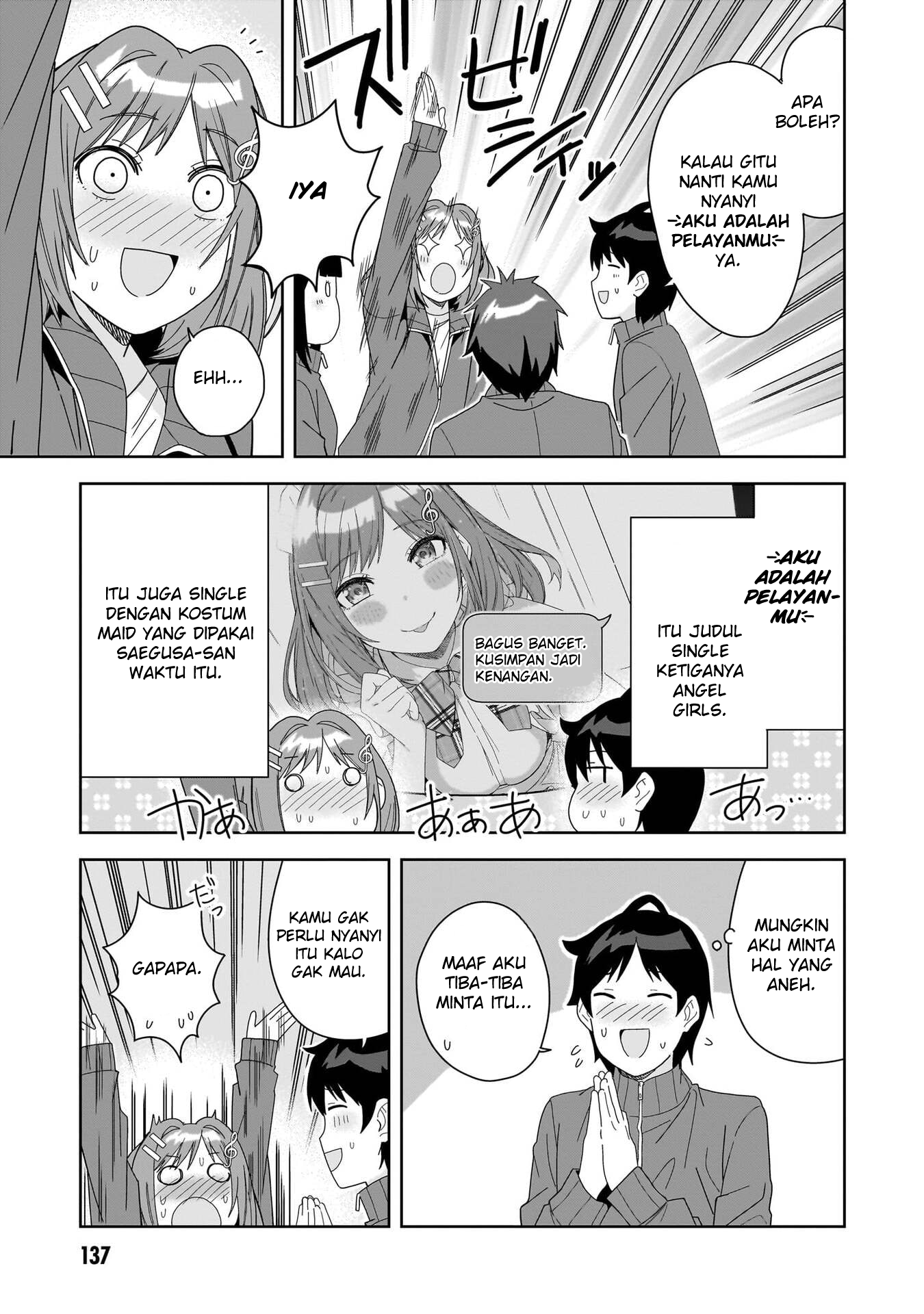 Classmate no Moto Idol ga, Tonikaku Kyodou Fushin nan desu. Chapter 4 - halaman 29