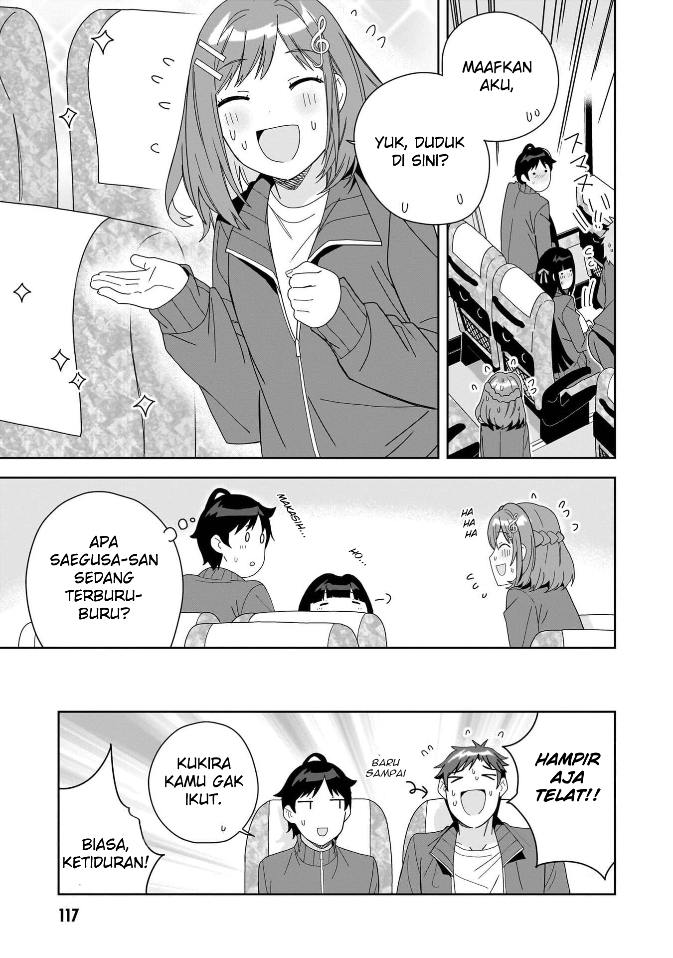 Classmate no Moto Idol ga, Tonikaku Kyodou Fushin nan desu. Chapter 4 - halaman 9