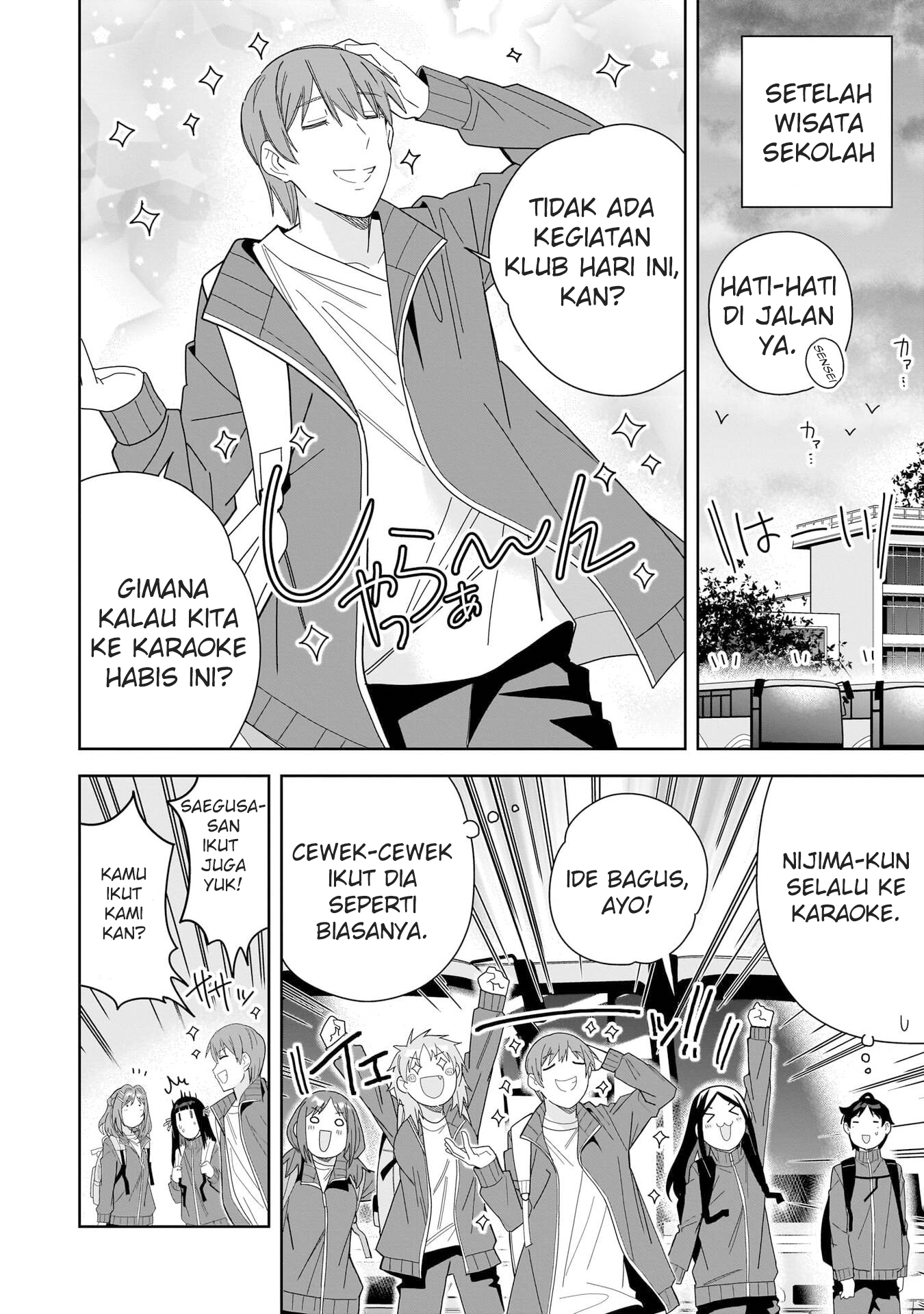 Classmate no Moto Idol ga, Tonikaku Kyodou Fushin nan desu. Chapter 5 - halaman 2