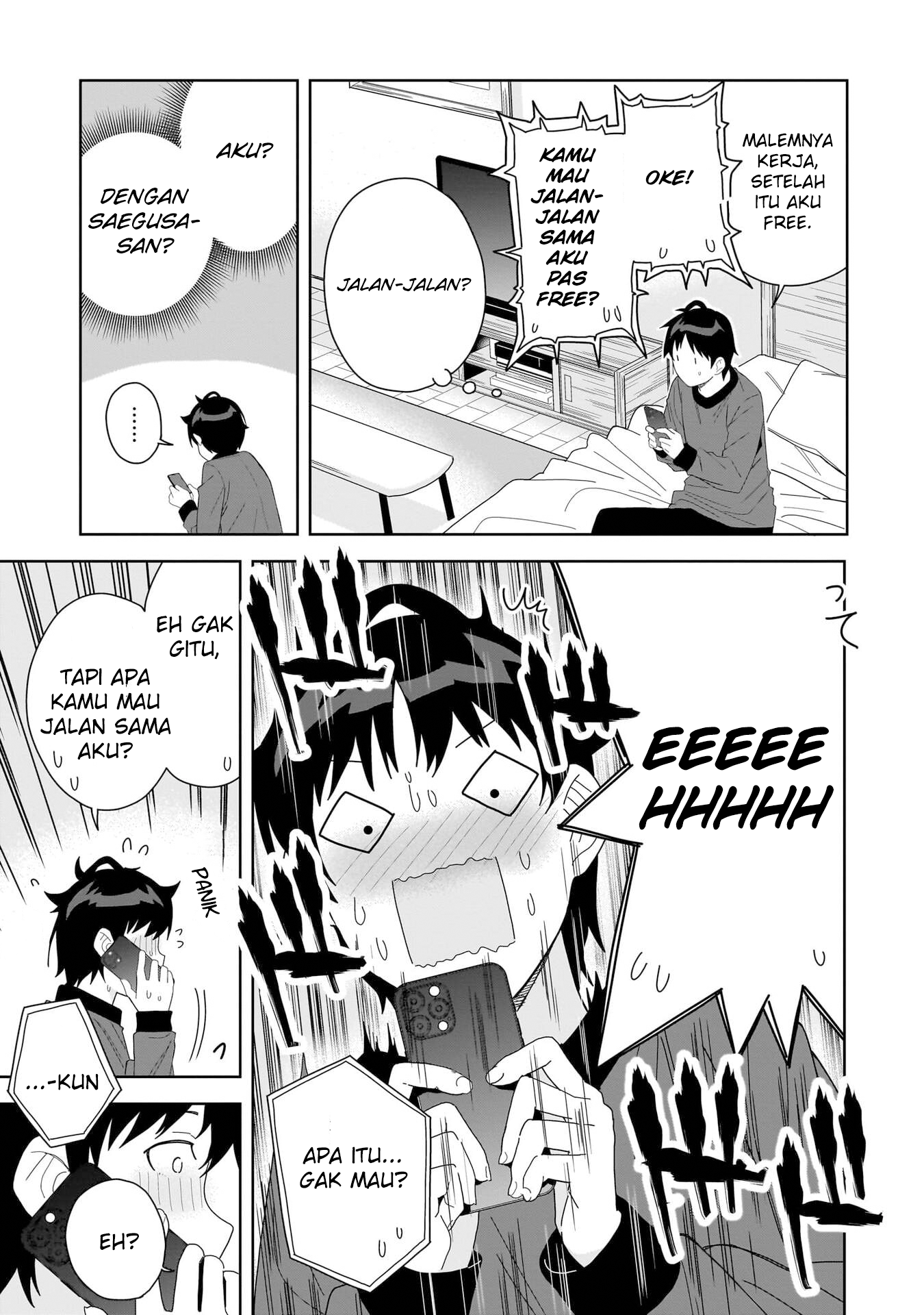 Classmate no Moto Idol ga, Tonikaku Kyodou Fushin nan desu. Chapter 5 - halaman 27