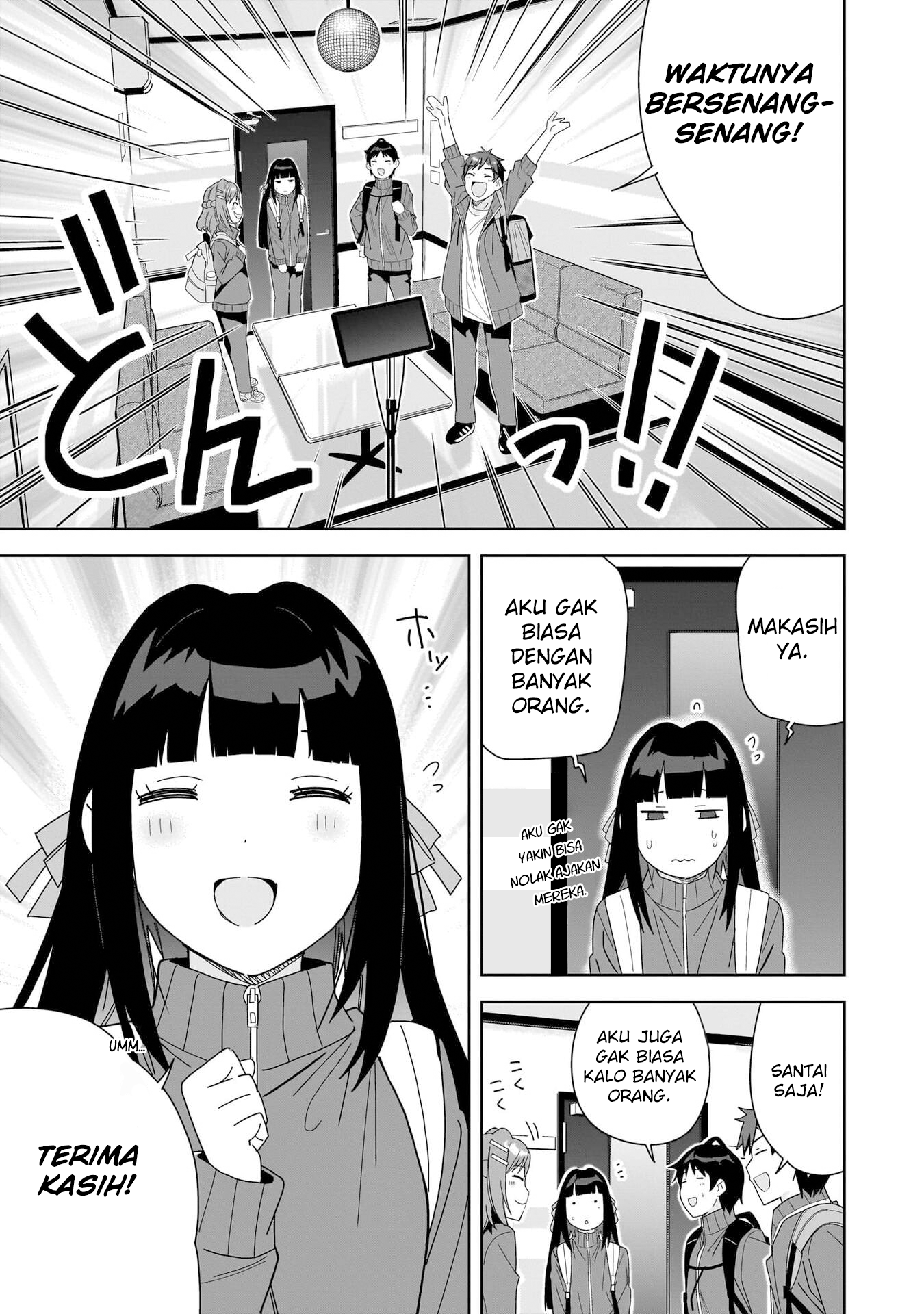 Classmate no Moto Idol ga, Tonikaku Kyodou Fushin nan desu. Chapter 5 - halaman 5