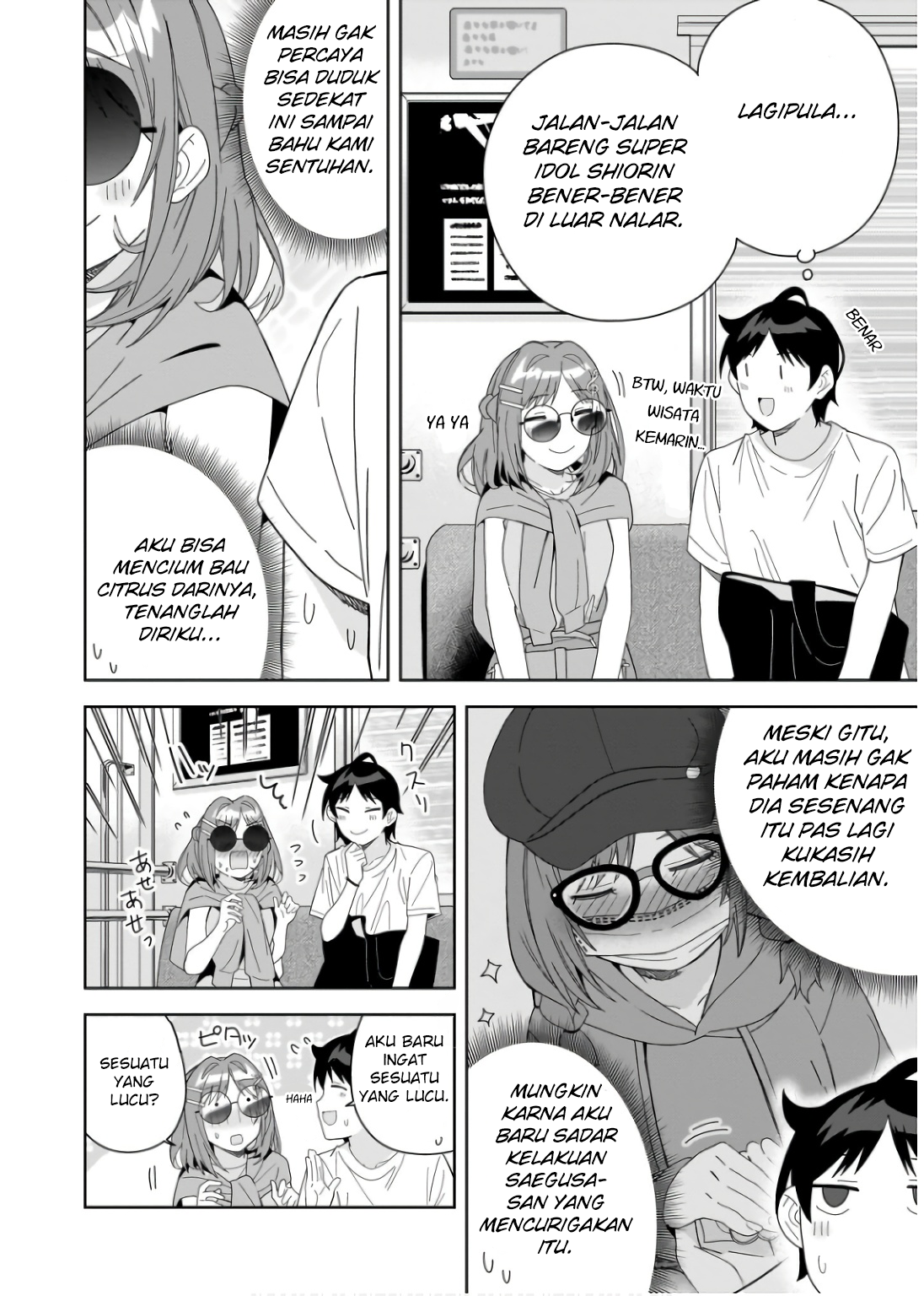 Classmate no Moto Idol ga, Tonikaku Kyodou Fushin nan desu. Chapter 6 - halaman 10