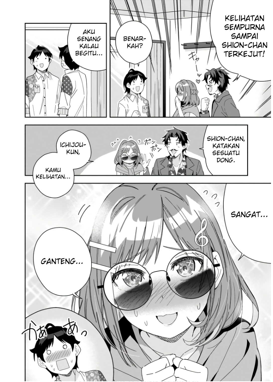 Classmate no Moto Idol ga, Tonikaku Kyodou Fushin nan desu. Chapter 6 - halaman 18