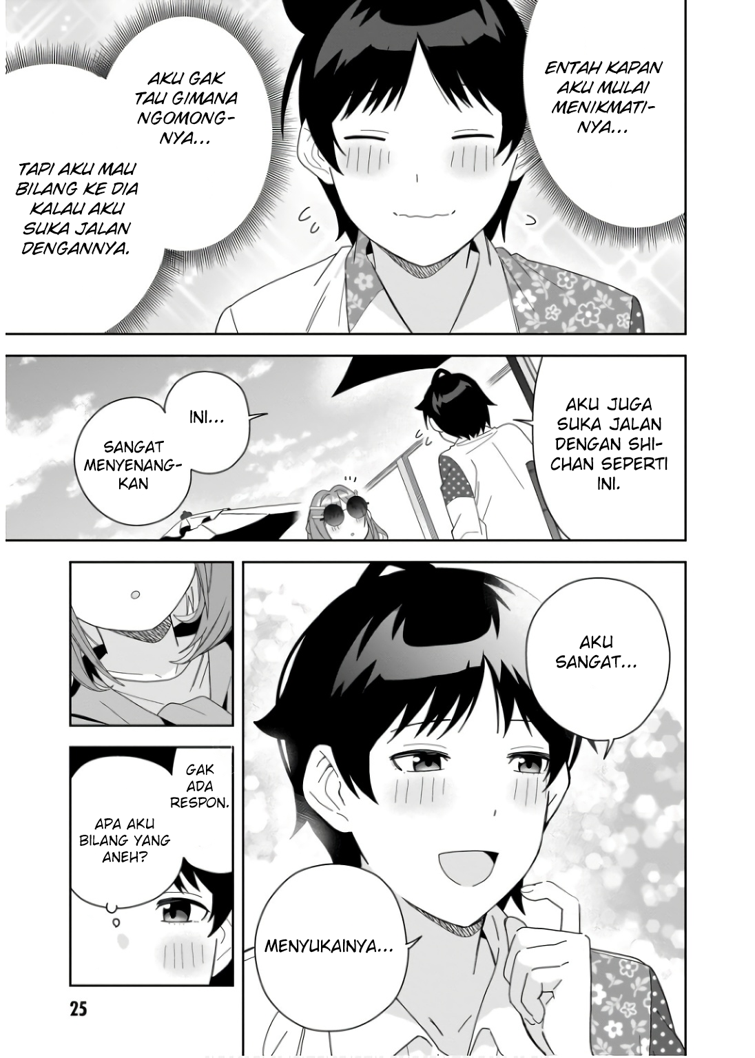Classmate no Moto Idol ga, Tonikaku Kyodou Fushin nan desu. Chapter 6 - halaman 25