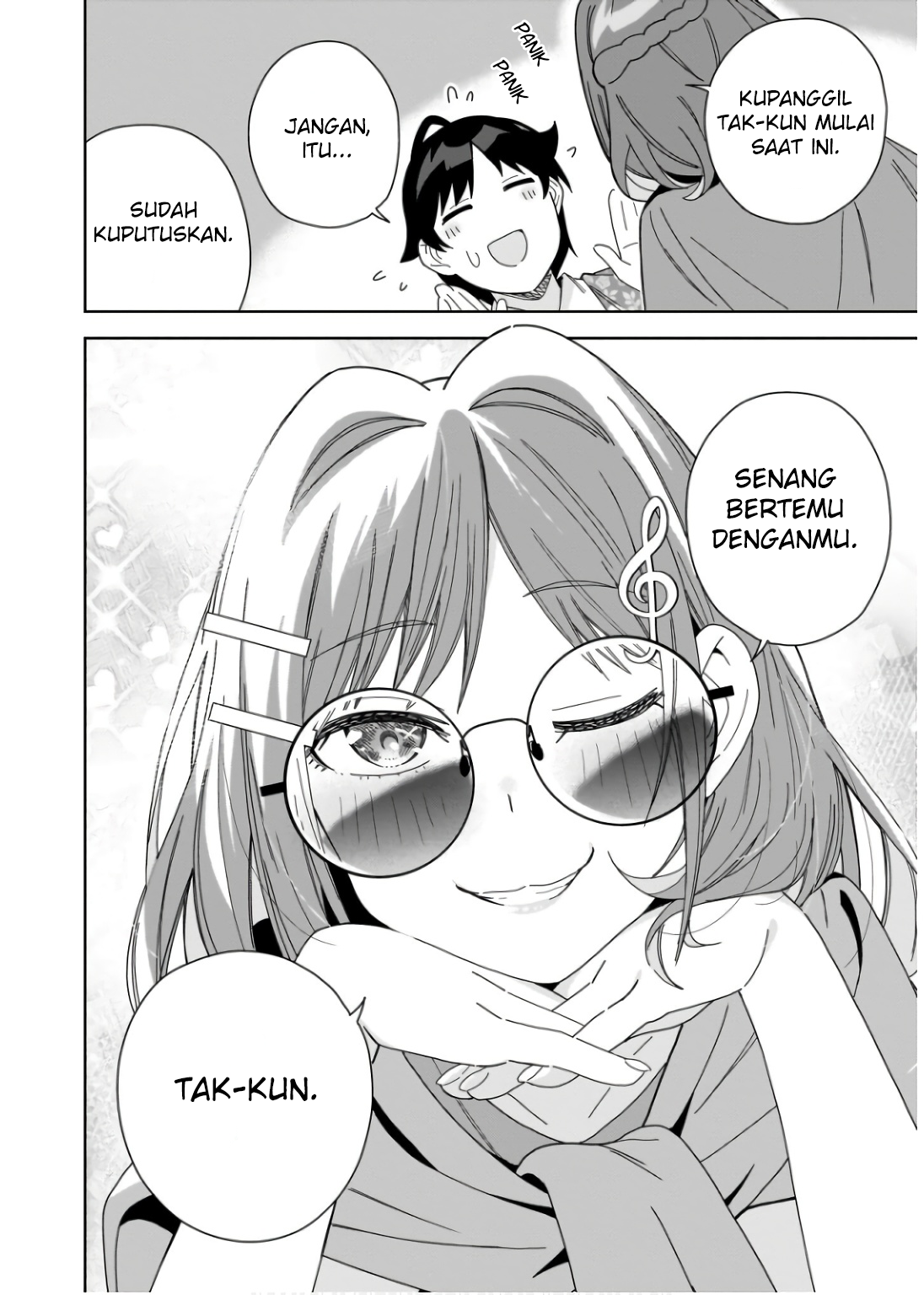 Classmate no Moto Idol ga, Tonikaku Kyodou Fushin nan desu. Chapter 6 - halaman 28
