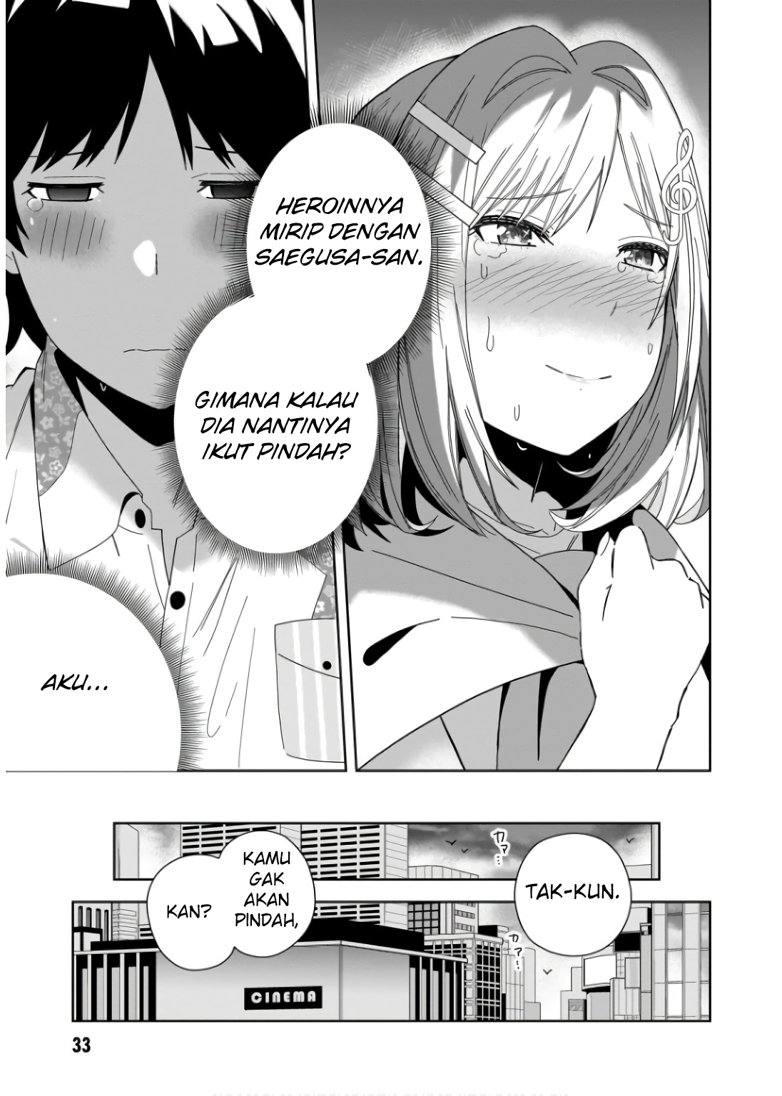Classmate no Moto Idol ga, Tonikaku Kyodou Fushin nan desu. Chapter 6 - halaman 33