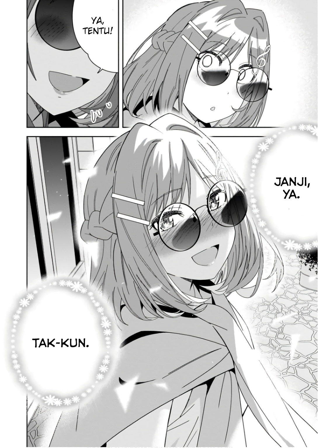 Classmate no Moto Idol ga, Tonikaku Kyodou Fushin nan desu. Chapter 6 - halaman 36