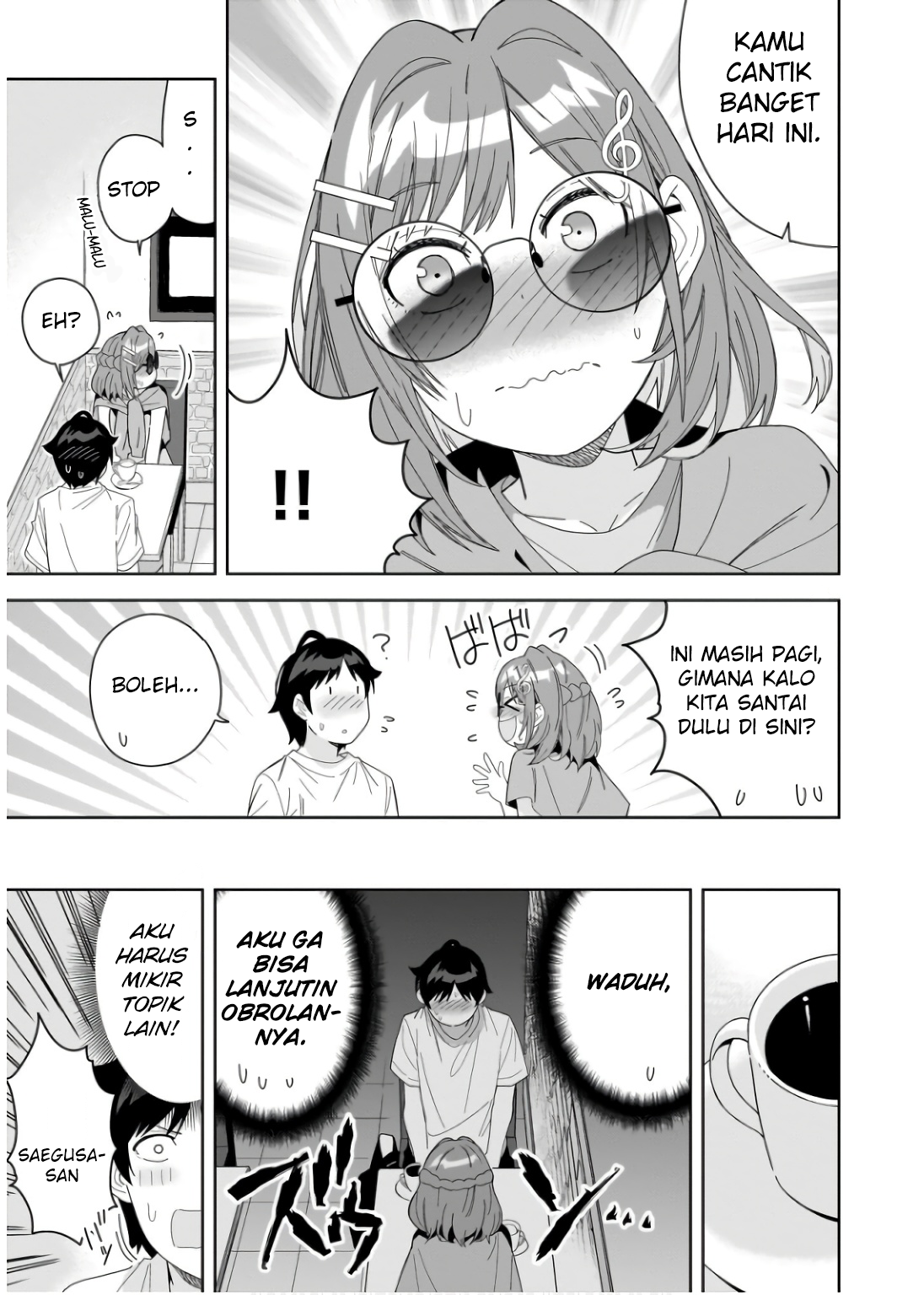Classmate no Moto Idol ga, Tonikaku Kyodou Fushin nan desu. Chapter 6 - halaman 7