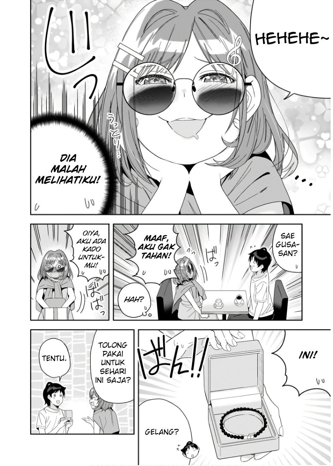 Classmate no Moto Idol ga, Tonikaku Kyodou Fushin nan desu. Chapter 6 - halaman 8