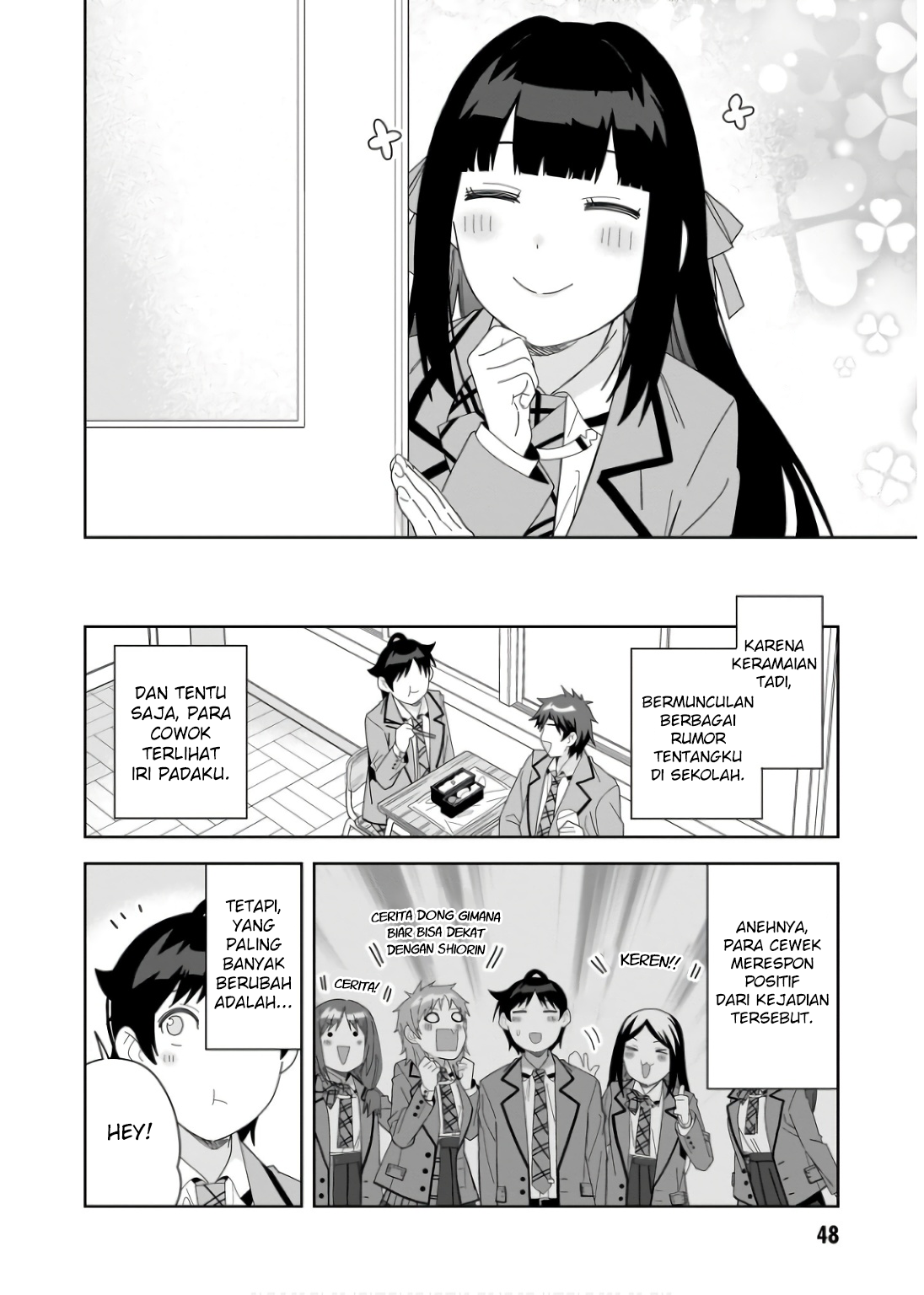 Classmate no Moto Idol ga, Tonikaku Kyodou Fushin nan desu. Chapter 7 - halaman 12