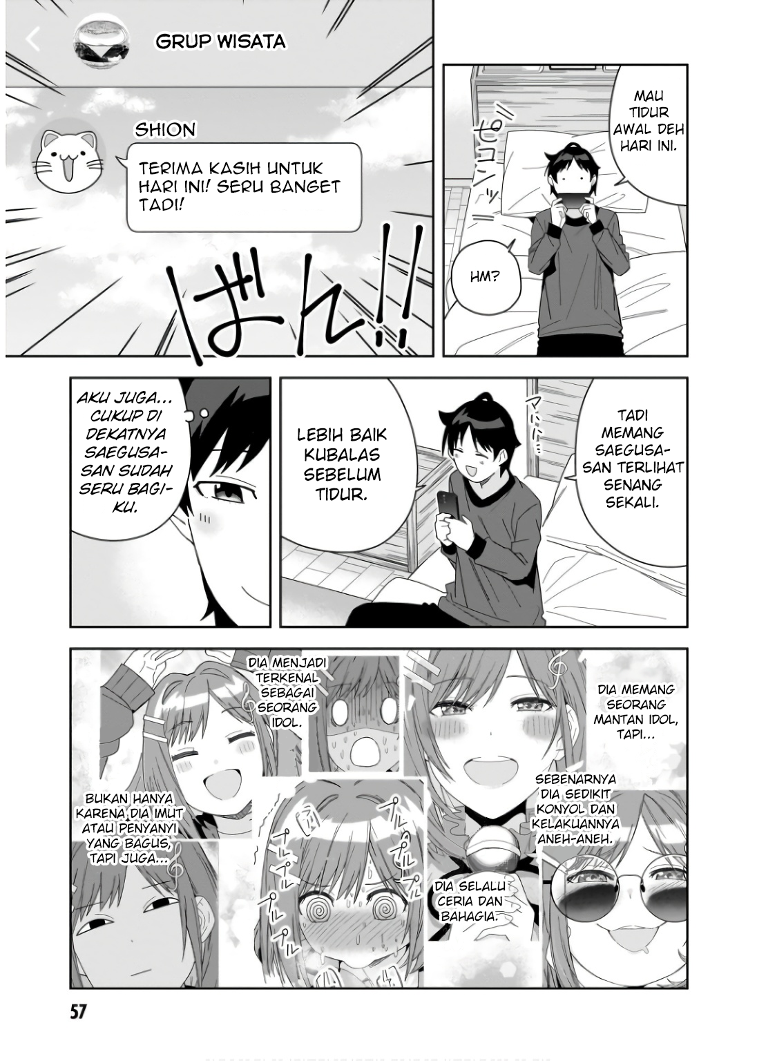 Classmate no Moto Idol ga, Tonikaku Kyodou Fushin nan desu. Chapter 7 - halaman 21