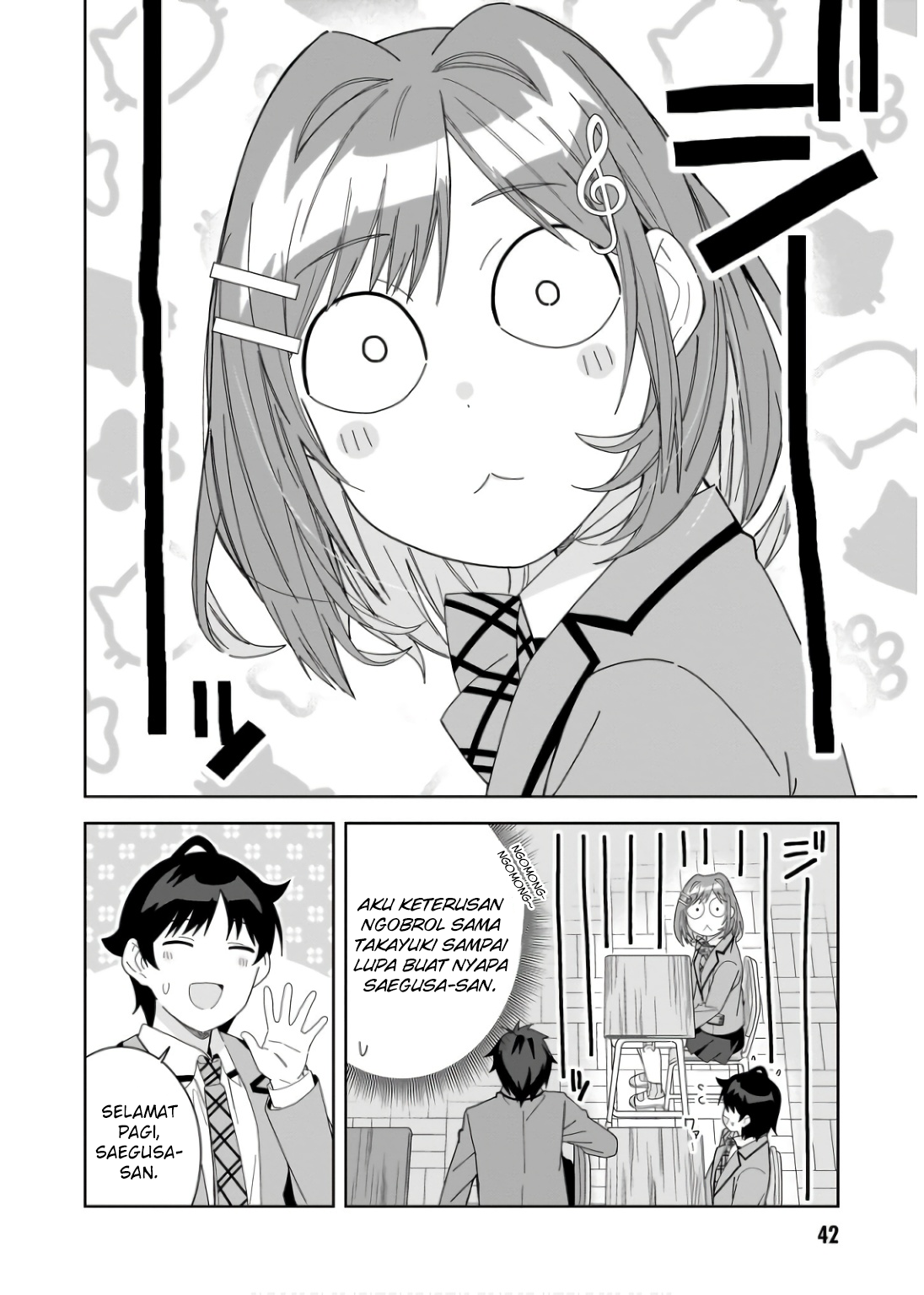 Classmate no Moto Idol ga, Tonikaku Kyodou Fushin nan desu. Chapter 7 - halaman 6