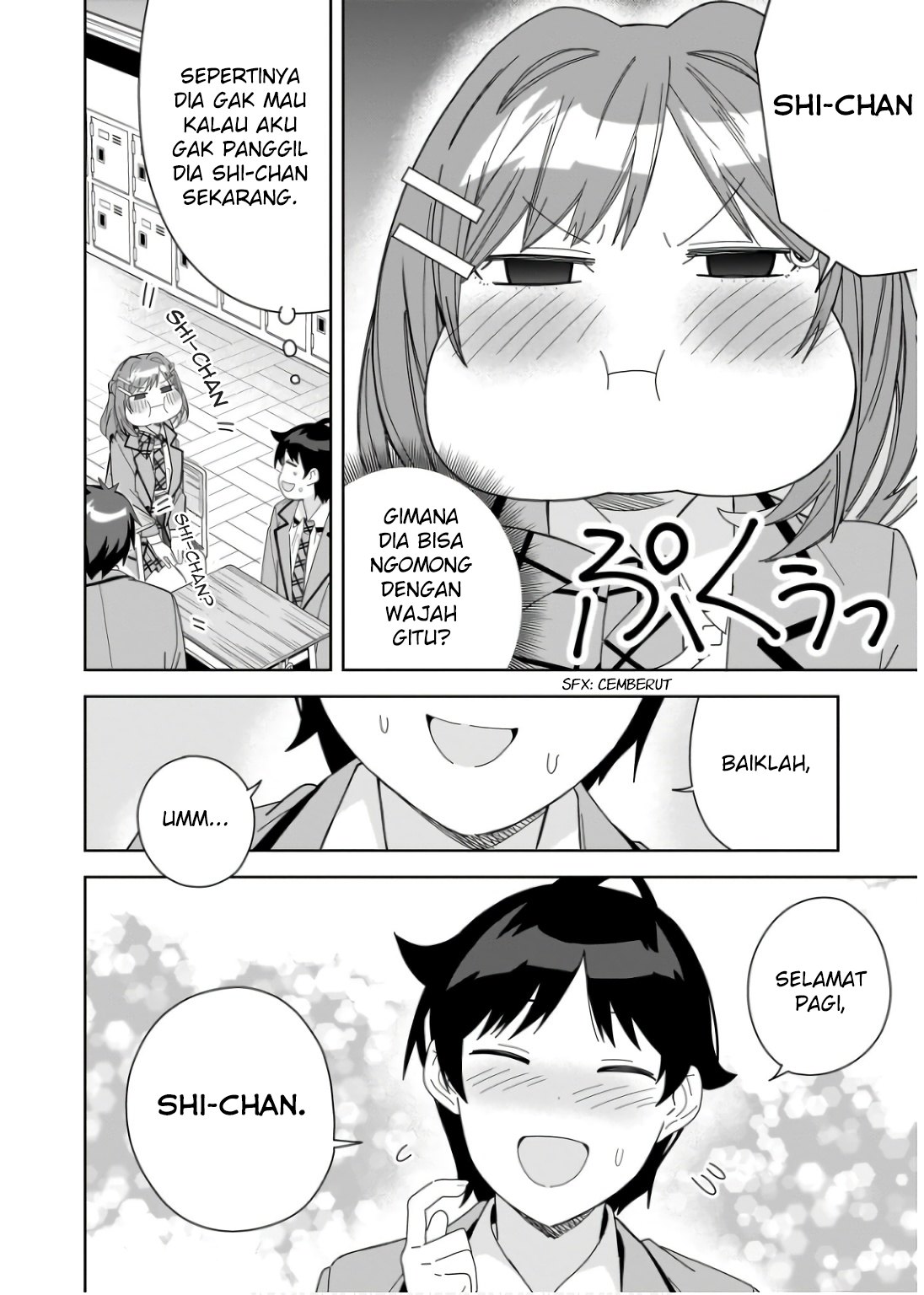 Classmate no Moto Idol ga, Tonikaku Kyodou Fushin nan desu. Chapter 7 - halaman 8