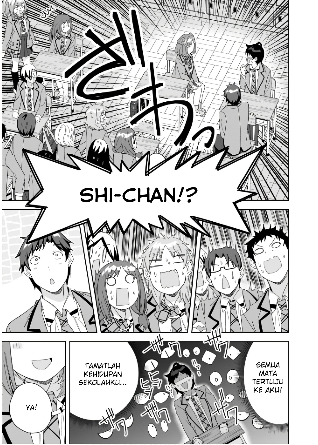 Classmate no Moto Idol ga, Tonikaku Kyodou Fushin nan desu. Chapter 7 - halaman 9
