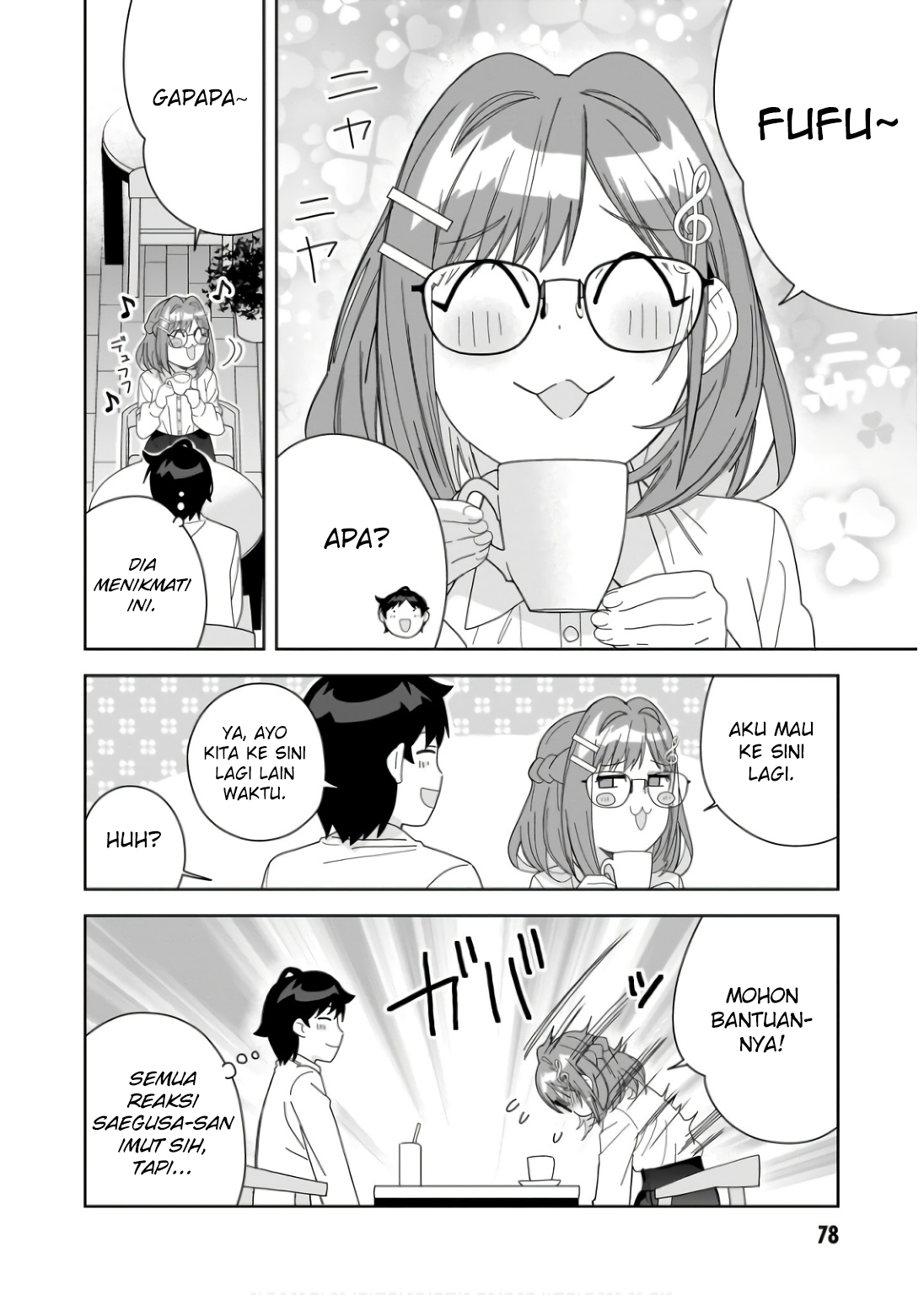 Classmate no Moto Idol ga, Tonikaku Kyodou Fushin nan desu. Chapter 8 - halaman 14