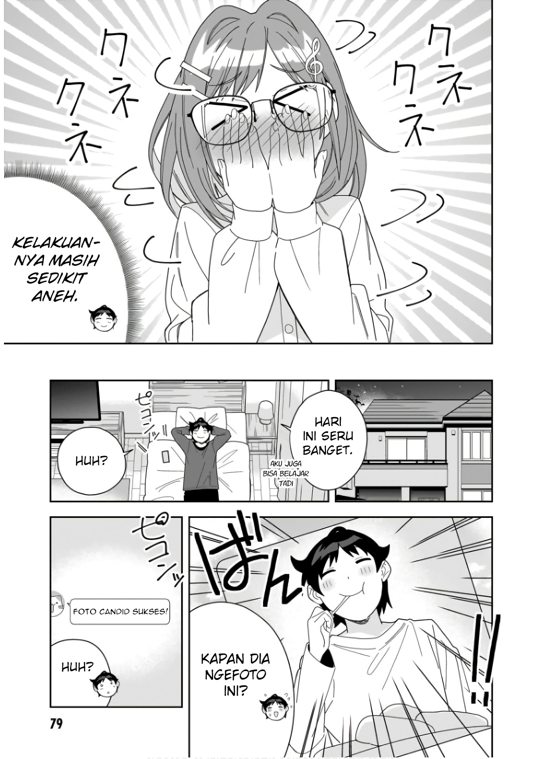 Classmate no Moto Idol ga, Tonikaku Kyodou Fushin nan desu. Chapter 8 - halaman 15