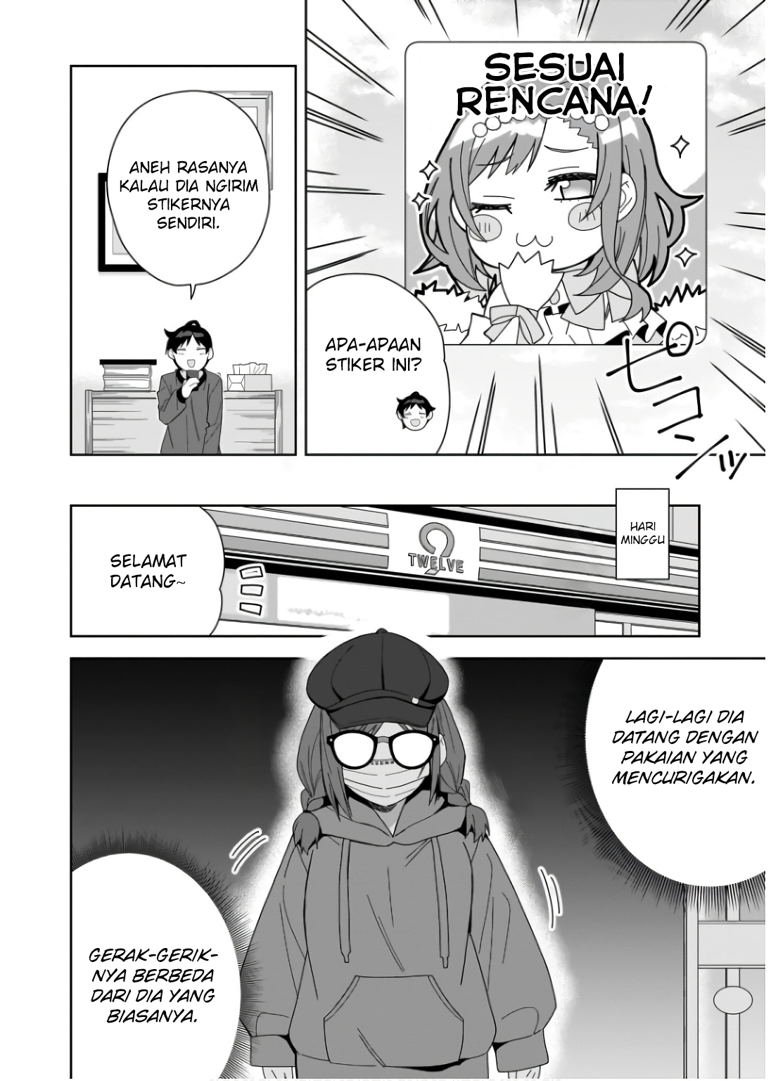 Classmate no Moto Idol ga, Tonikaku Kyodou Fushin nan desu. Chapter 8 - halaman 16