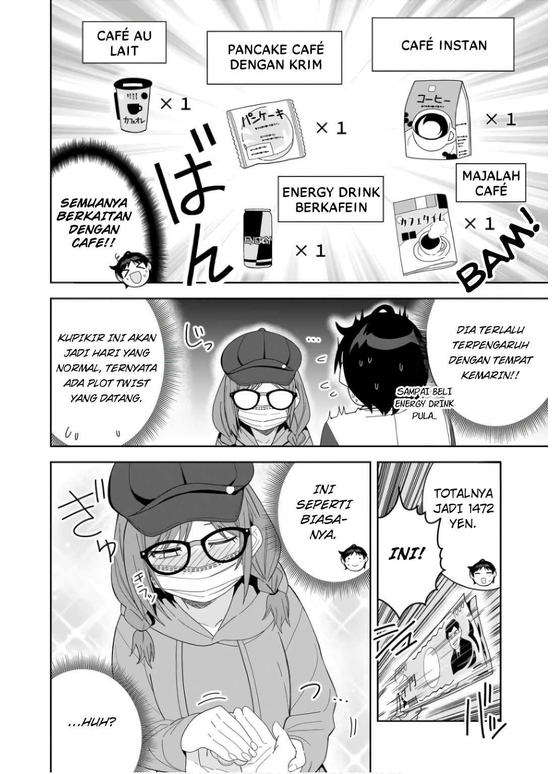 Classmate no Moto Idol ga, Tonikaku Kyodou Fushin nan desu. Chapter 8 - halaman 18
