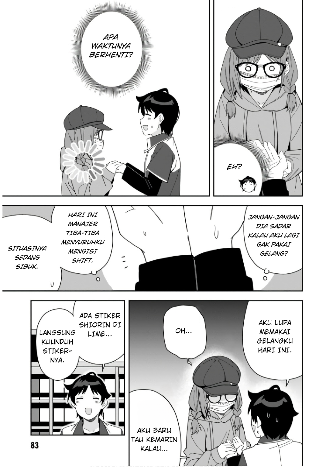 Classmate no Moto Idol ga, Tonikaku Kyodou Fushin nan desu. Chapter 8 - halaman 19