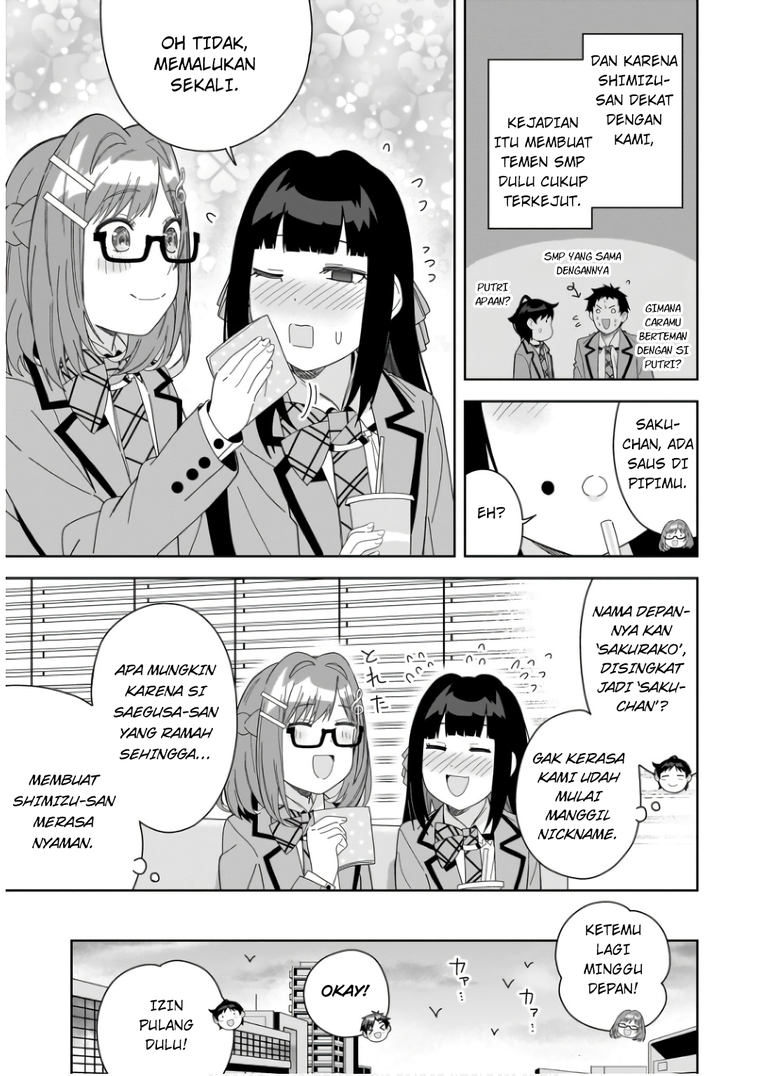 Classmate no Moto Idol ga, Tonikaku Kyodou Fushin nan desu. Chapter 8 - halaman 23