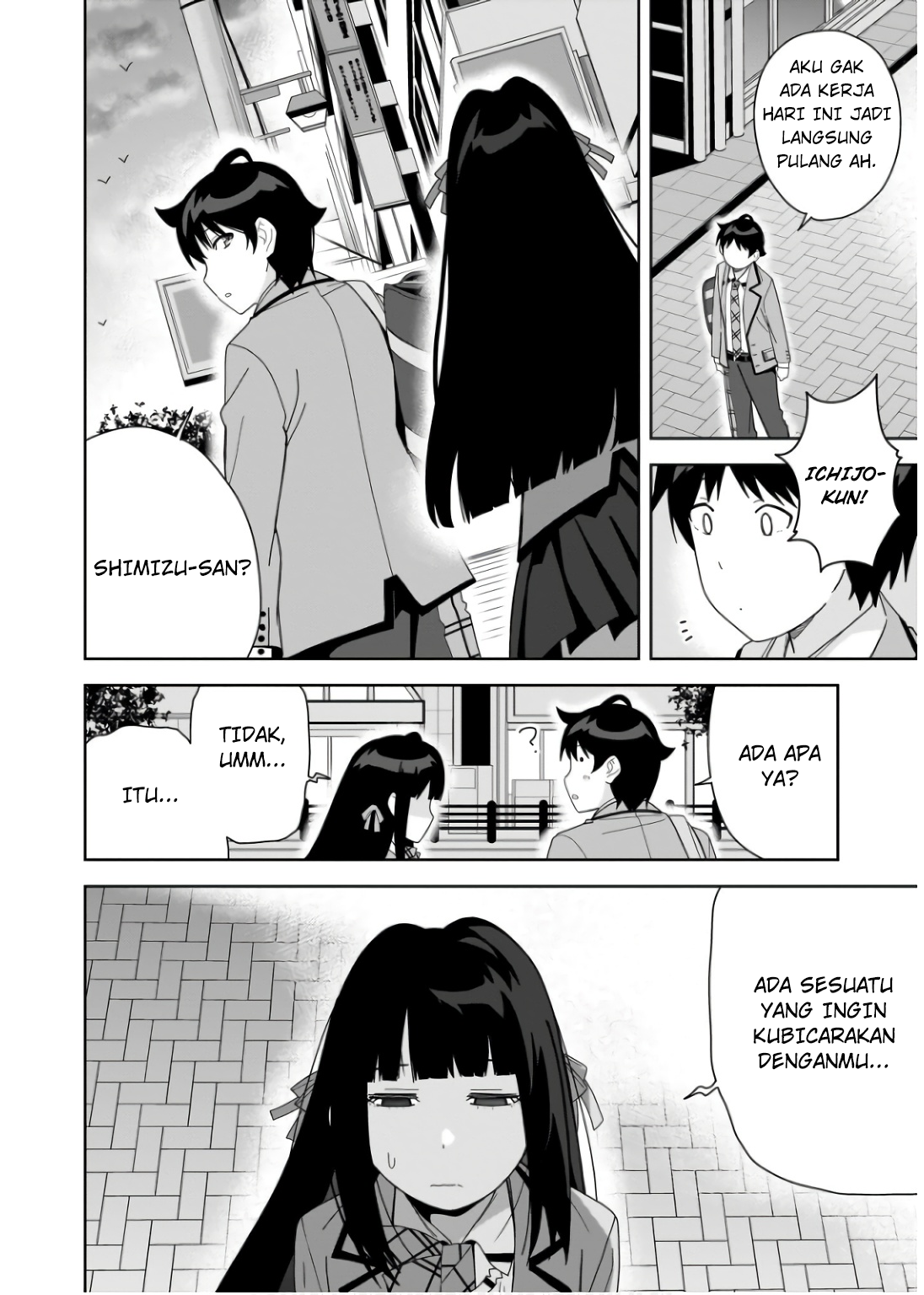 Classmate no Moto Idol ga, Tonikaku Kyodou Fushin nan desu. Chapter 8 - halaman 24