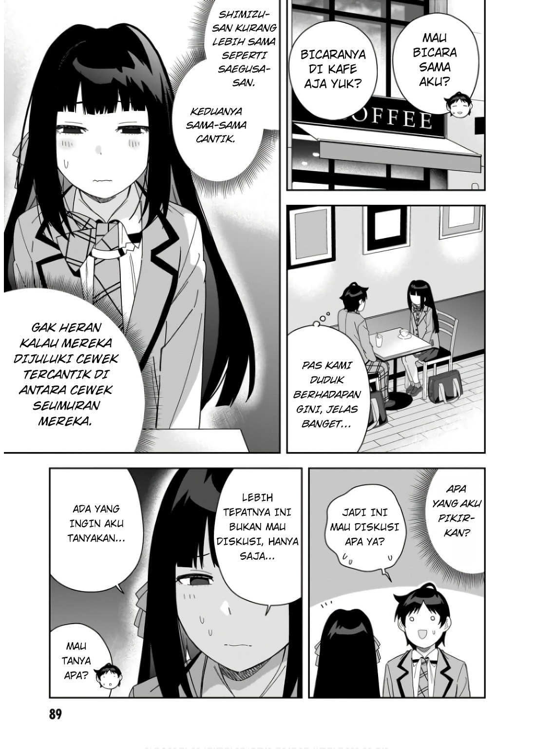Classmate no Moto Idol ga, Tonikaku Kyodou Fushin nan desu. Chapter 8 - halaman 25