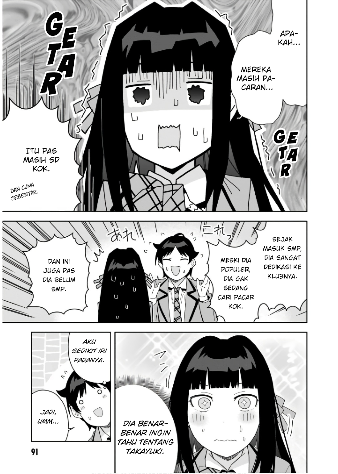 Classmate no Moto Idol ga, Tonikaku Kyodou Fushin nan desu. Chapter 8 - halaman 27
