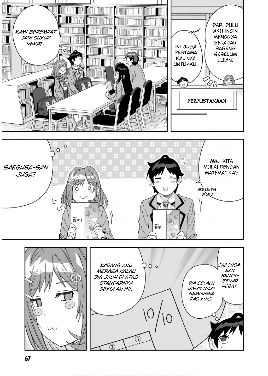 Classmate no Moto Idol ga, Tonikaku Kyodou Fushin nan desu. Chapter 8 - halaman 3