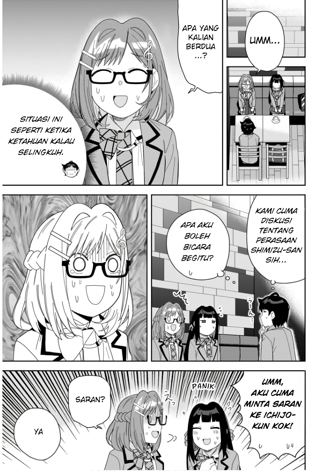 Classmate no Moto Idol ga, Tonikaku Kyodou Fushin nan desu. Chapter 8 - halaman 31