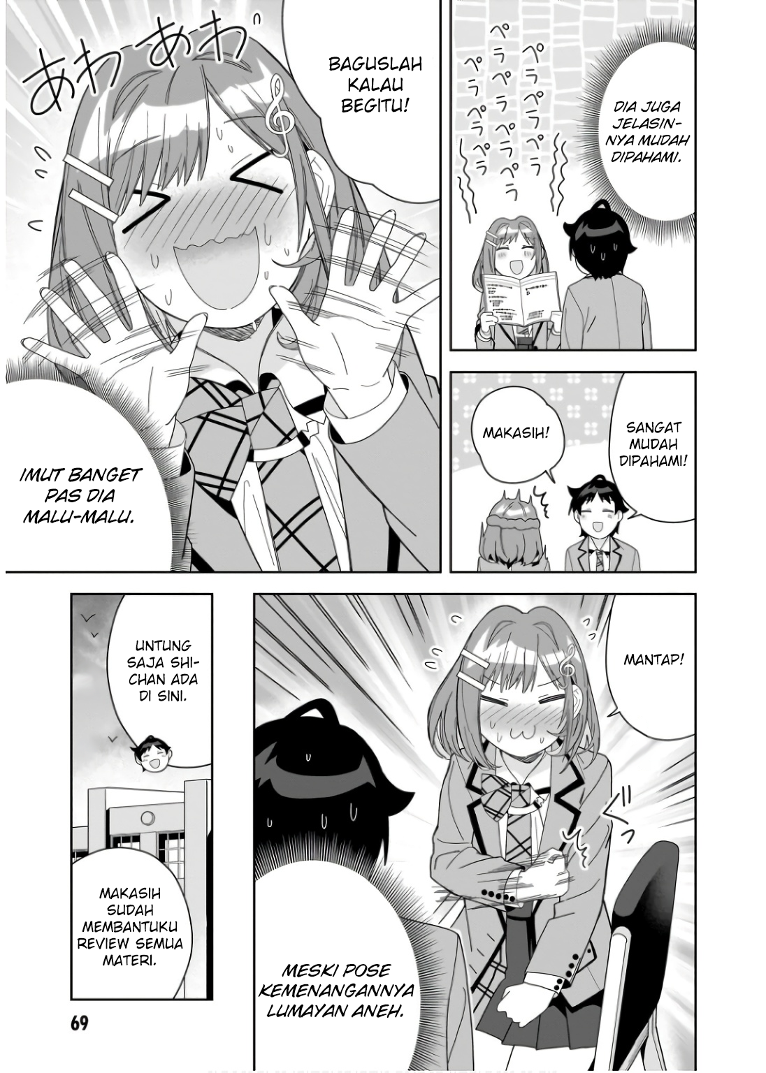 Classmate no Moto Idol ga, Tonikaku Kyodou Fushin nan desu. Chapter 8 - halaman 5