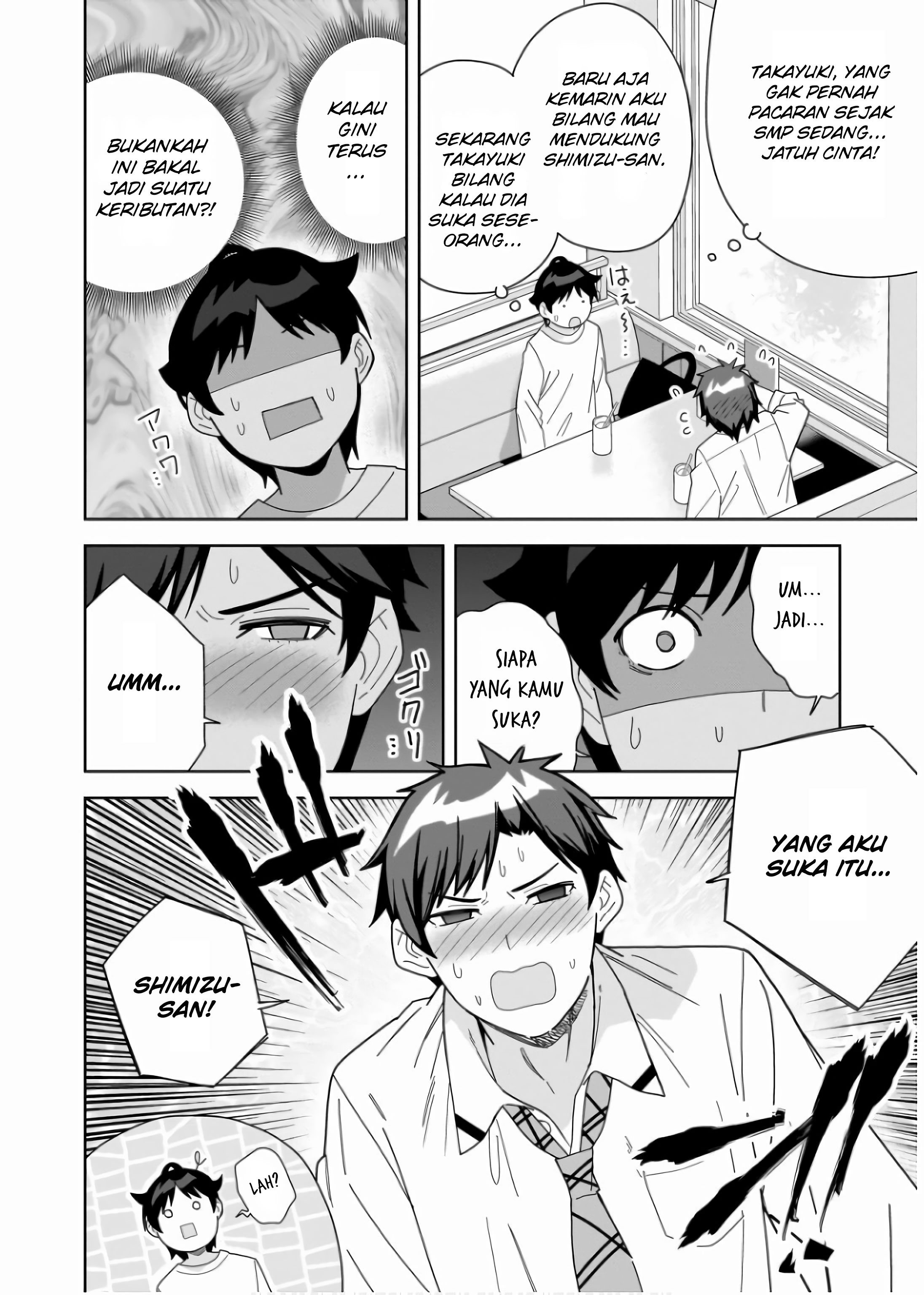 Classmate no Moto Idol ga, Tonikaku Kyodou Fushin nan desu. Chapter 9 - halaman 6