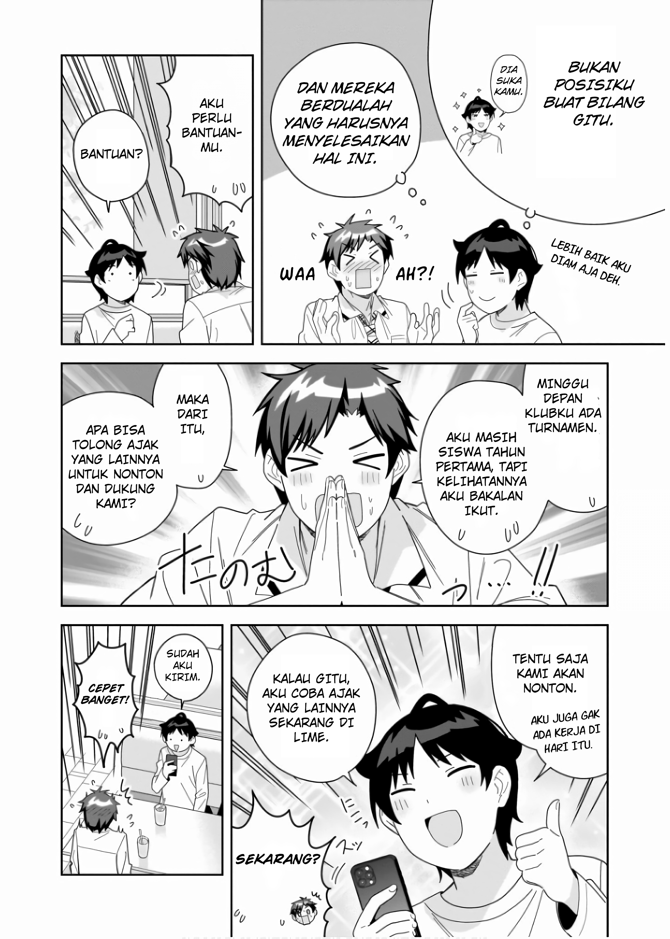 Classmate no Moto Idol ga, Tonikaku Kyodou Fushin nan desu. Chapter 9 - halaman 8