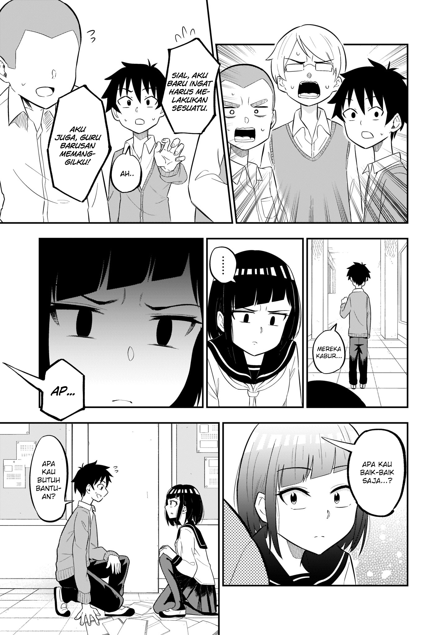 Classmate no Tanaka-san wa Sugoku Kowai Chapter 1 - halaman 10