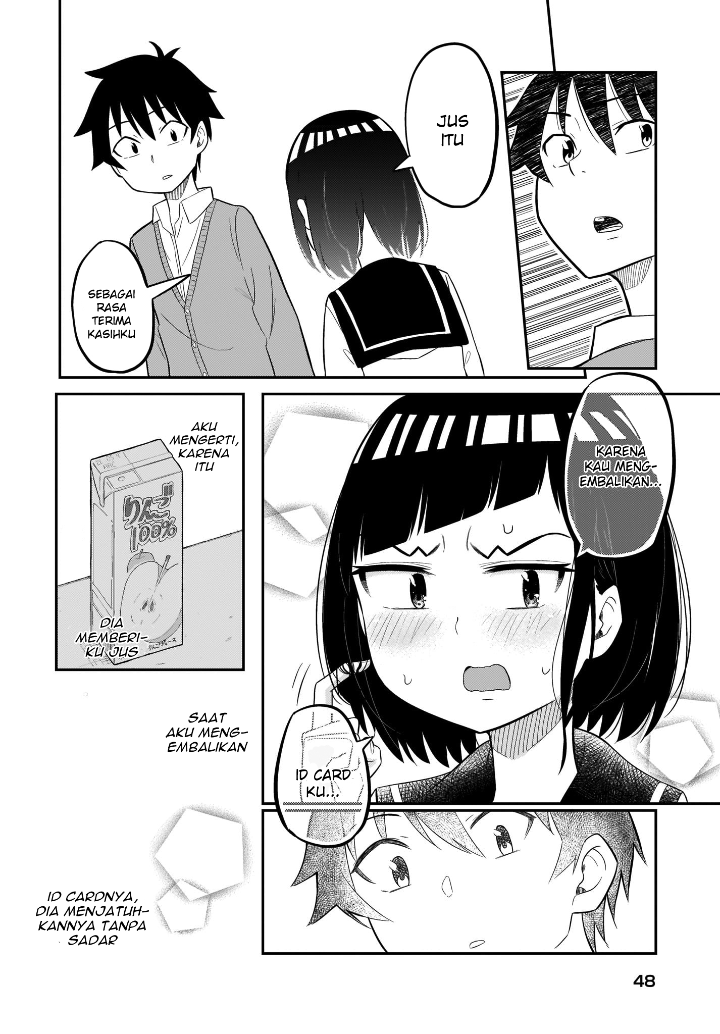 Classmate no Tanaka-san wa Sugoku Kowai Chapter 1 - halaman 13