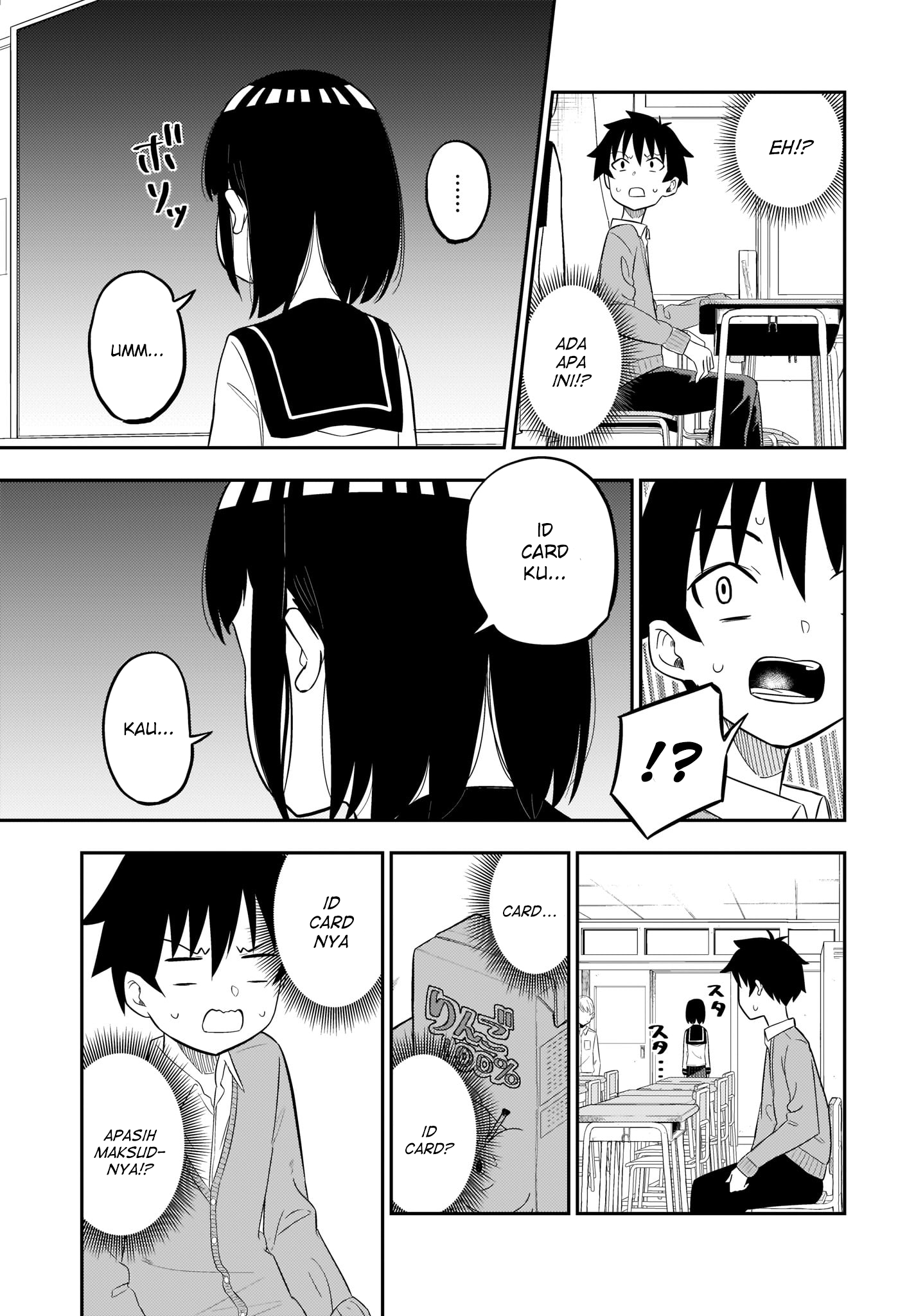 Classmate no Tanaka-san wa Sugoku Kowai Chapter 1 - halaman 8