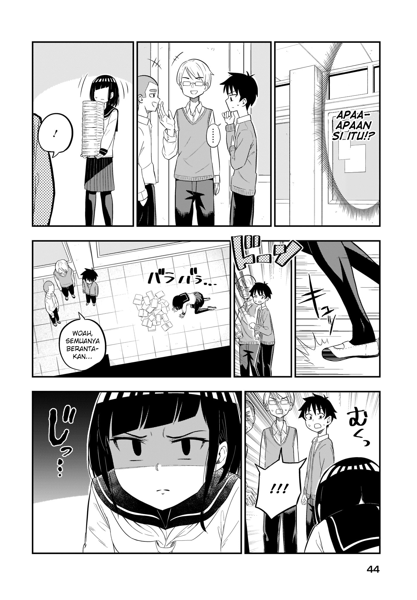 Classmate no Tanaka-san wa Sugoku Kowai Chapter 1 - halaman 9