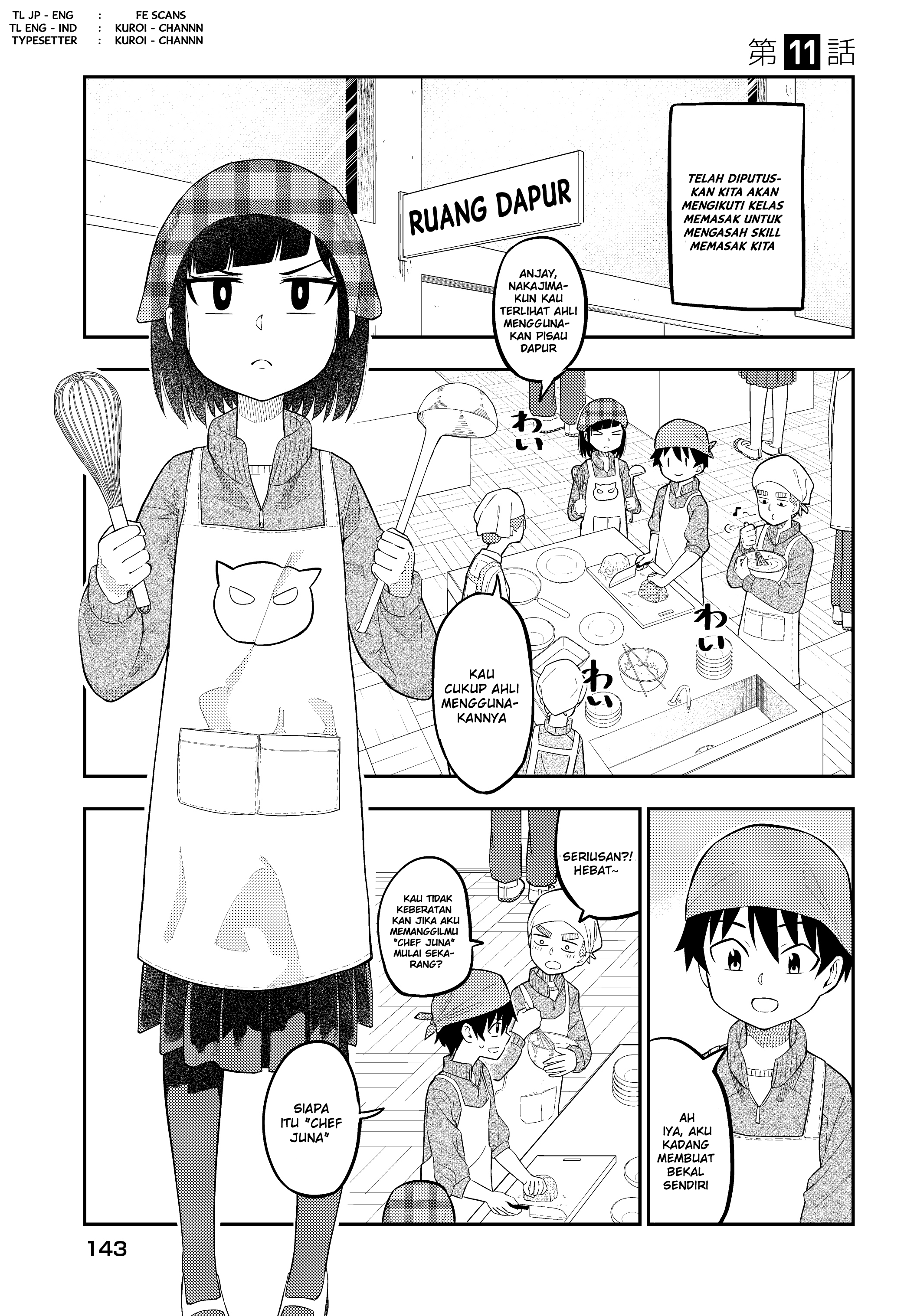 Classmate no Tanaka-san wa Sugoku Kowai Chapter 11 - halaman 1