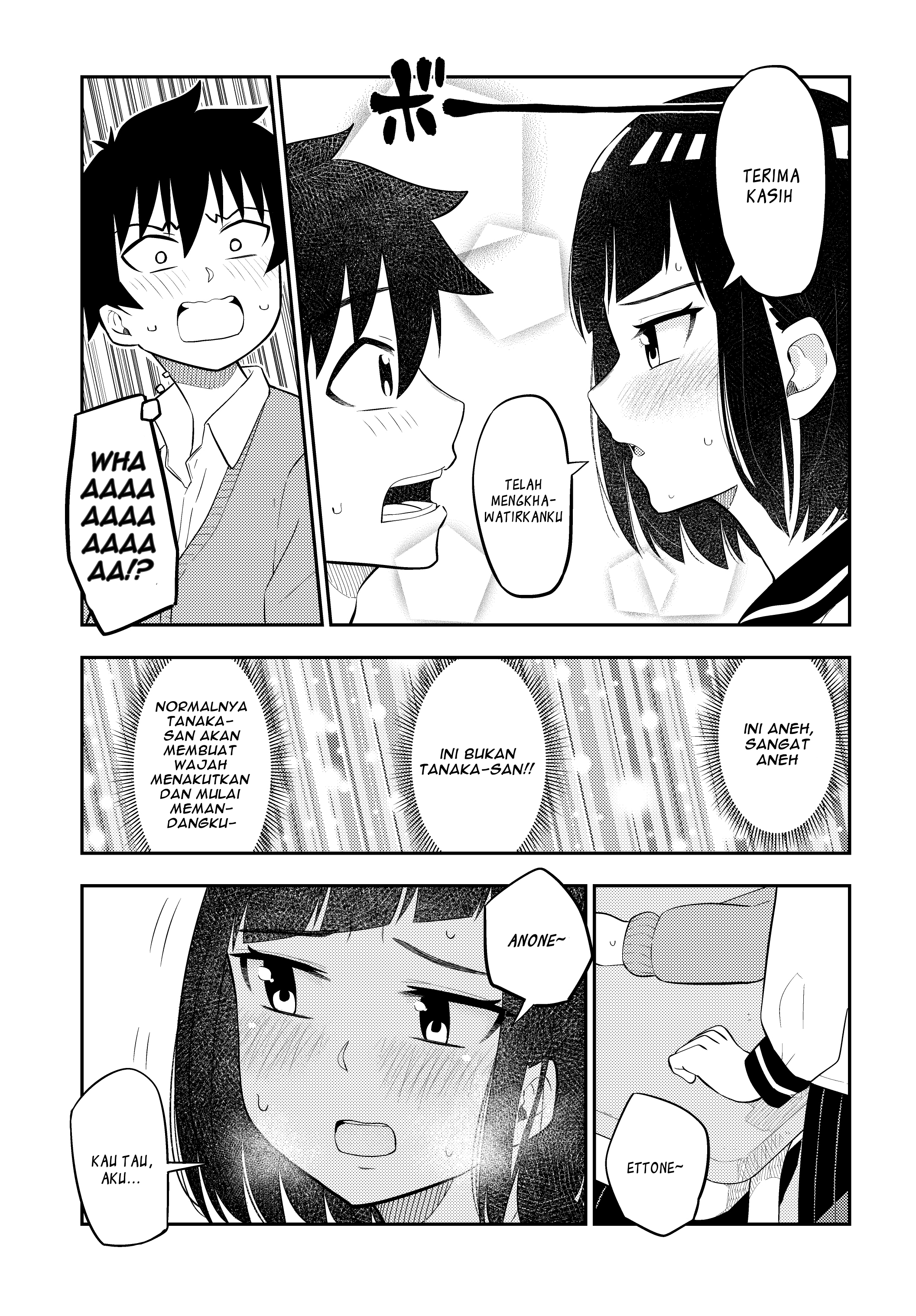 Classmate no Tanaka-san wa Sugoku Kowai Chapter 12 - halaman 3