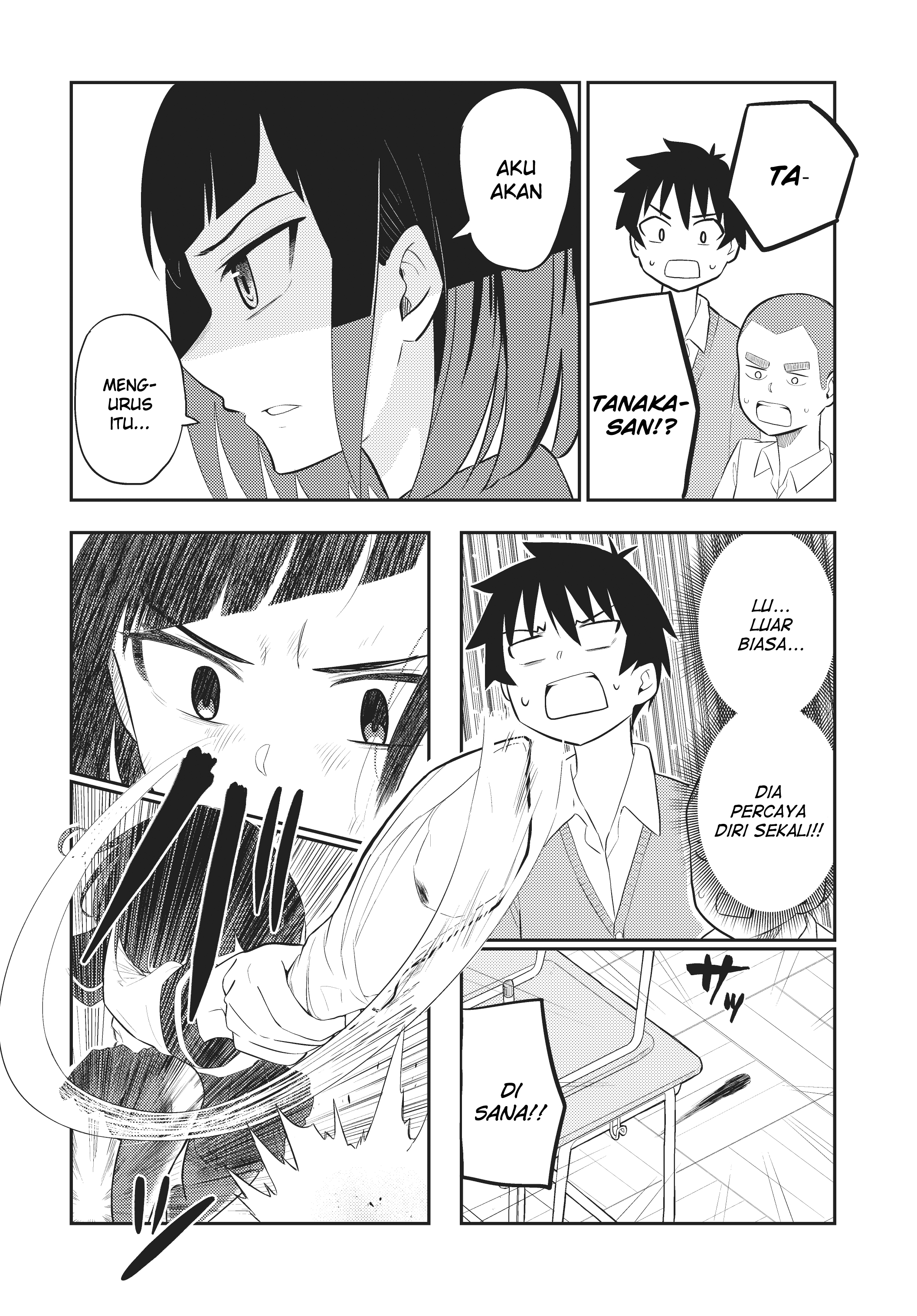 Classmate no Tanaka-san wa Sugoku Kowai Chapter 5 - halaman 3