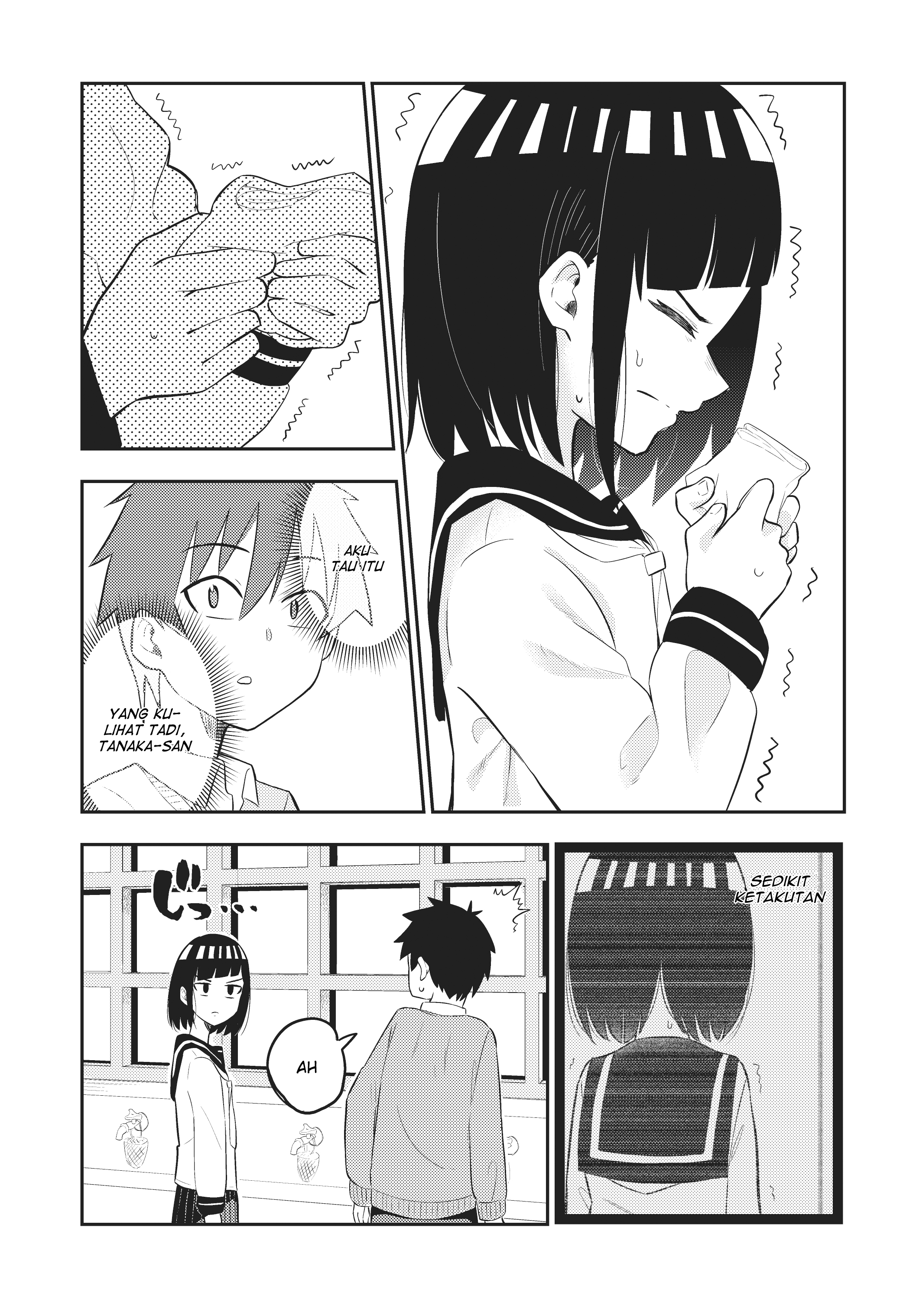 Classmate no Tanaka-san wa Sugoku Kowai Chapter 5 - halaman 6