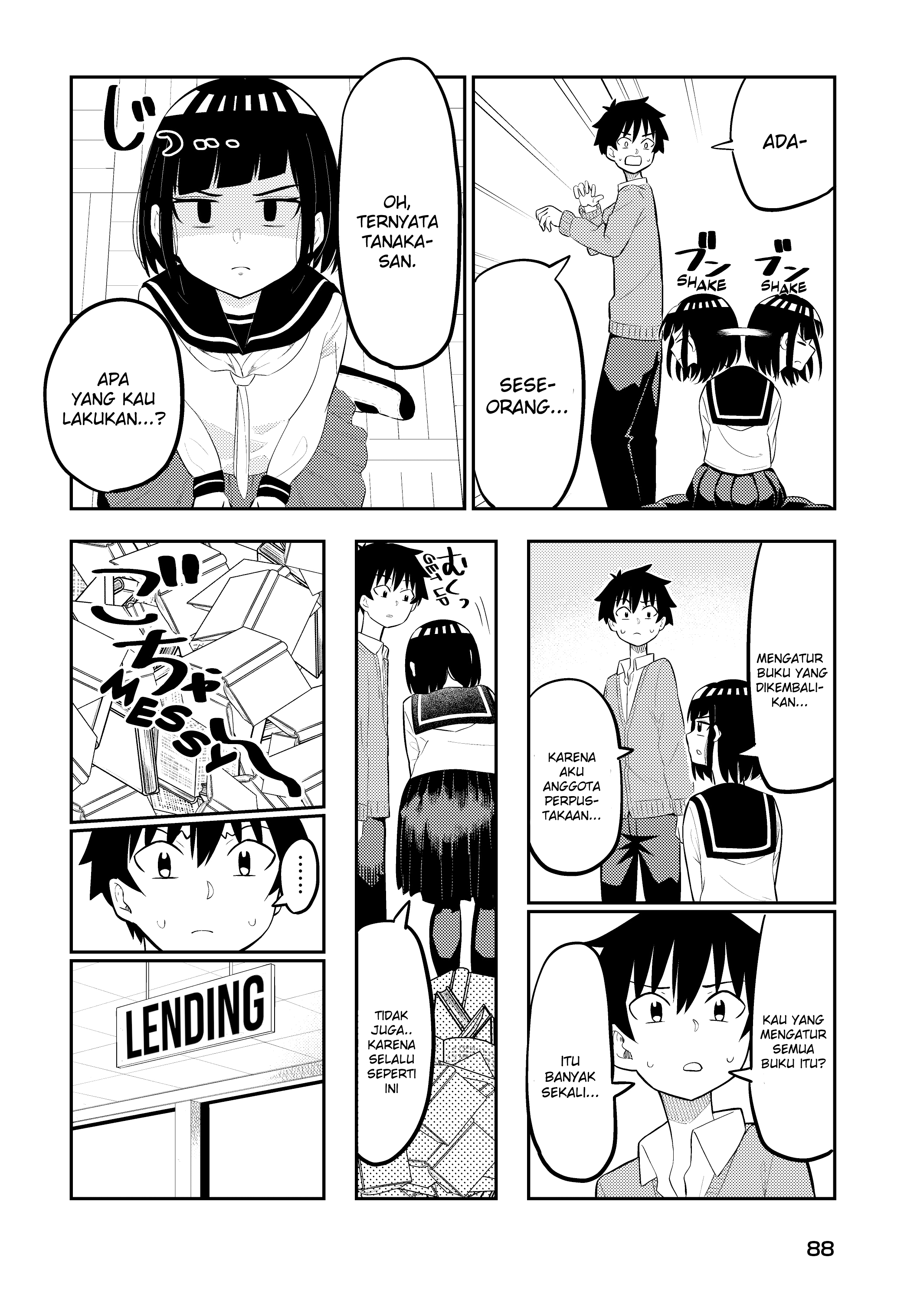 Classmate no Tanaka-san wa Sugoku Kowai Chapter 8 - halaman 3