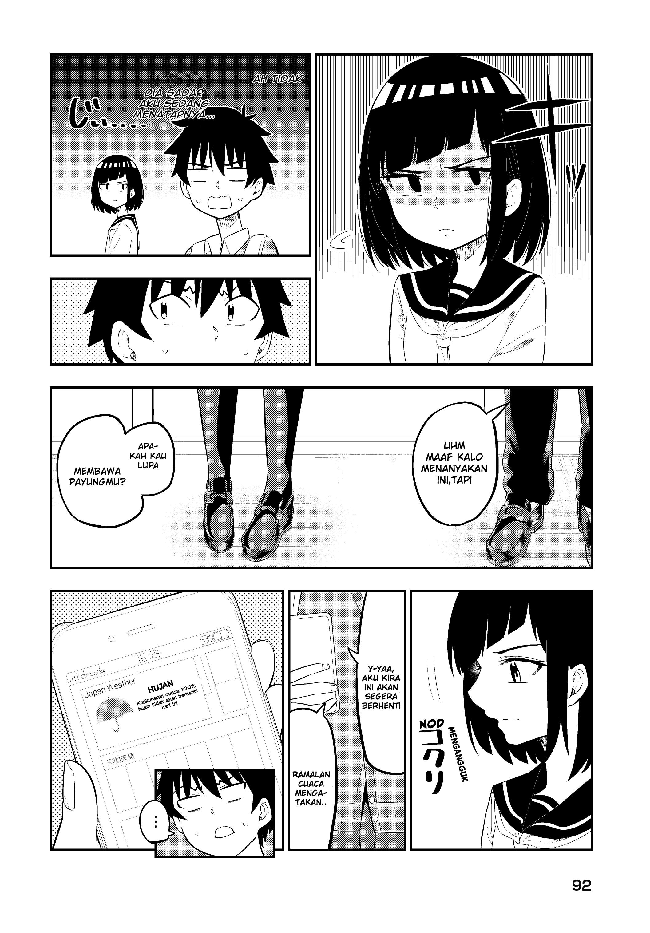 Classmate no Tanaka-san wa Sugoku Kowai Chapter 9 - halaman 2