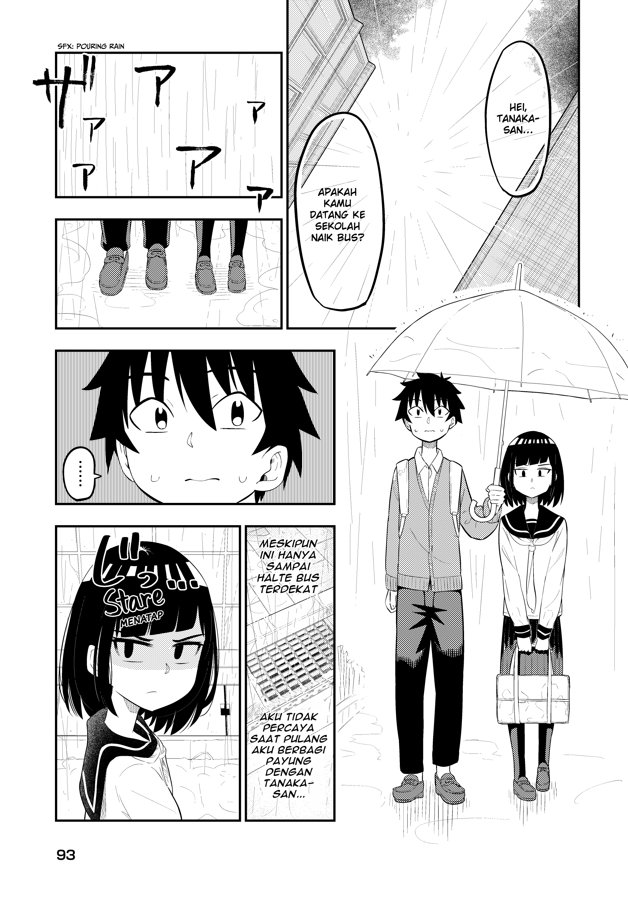 Classmate no Tanaka-san wa Sugoku Kowai Chapter 9 - halaman 3